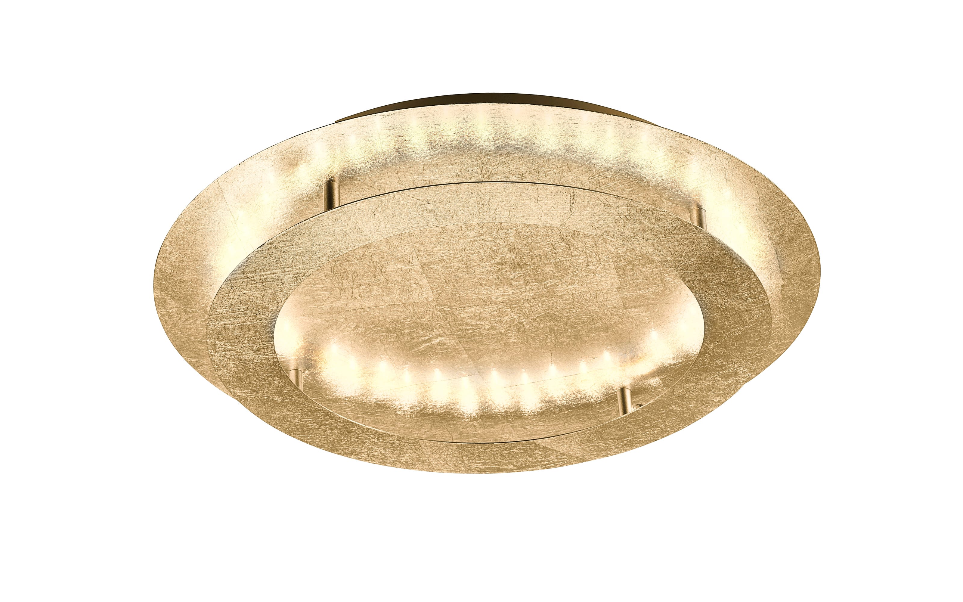 LED-Deckenleuchte Nevis, goldfarbig, 50 cm