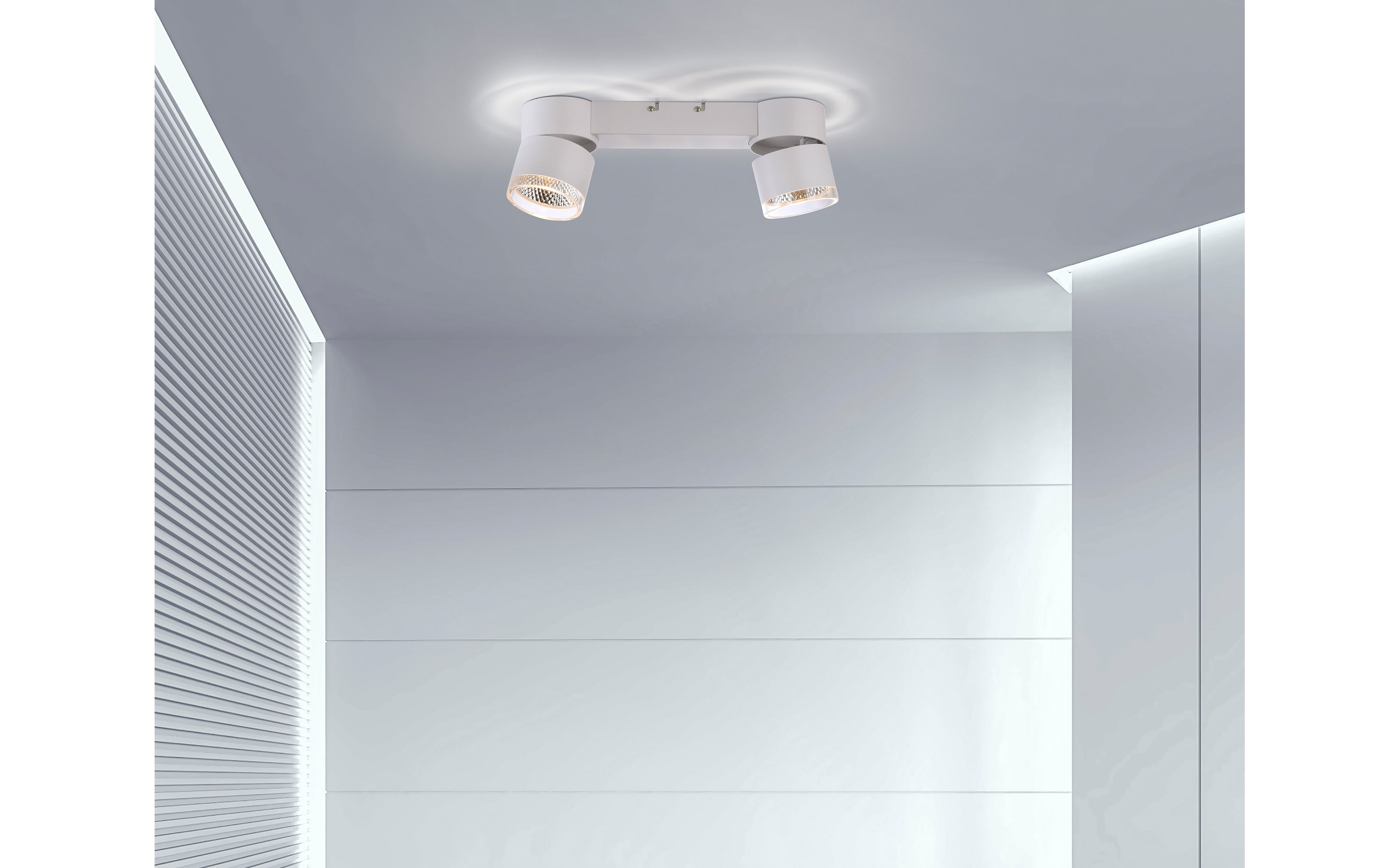 LED-Deckenleuchte Pure-Nola, weiß, 56 cm