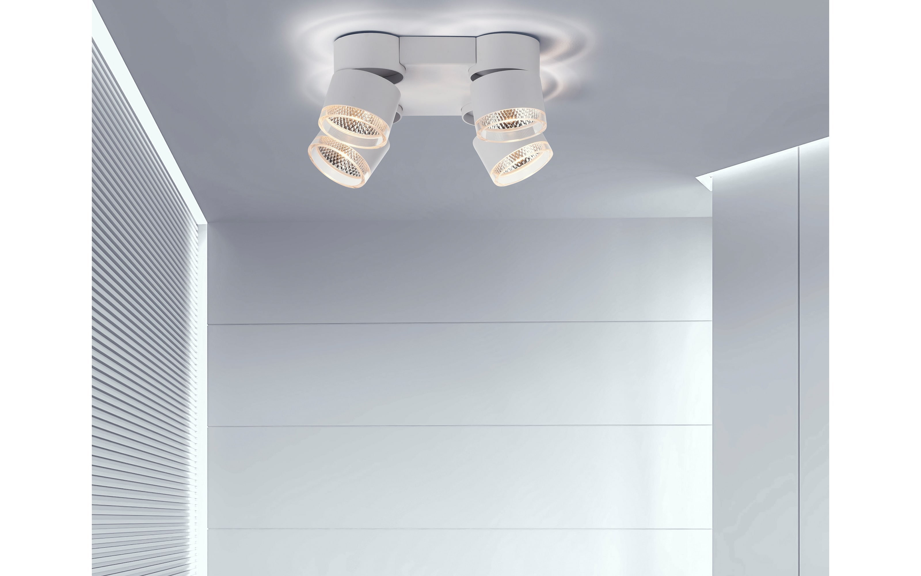 LED-Deckenleuchte Pure-Nola, weiß, 29 cm