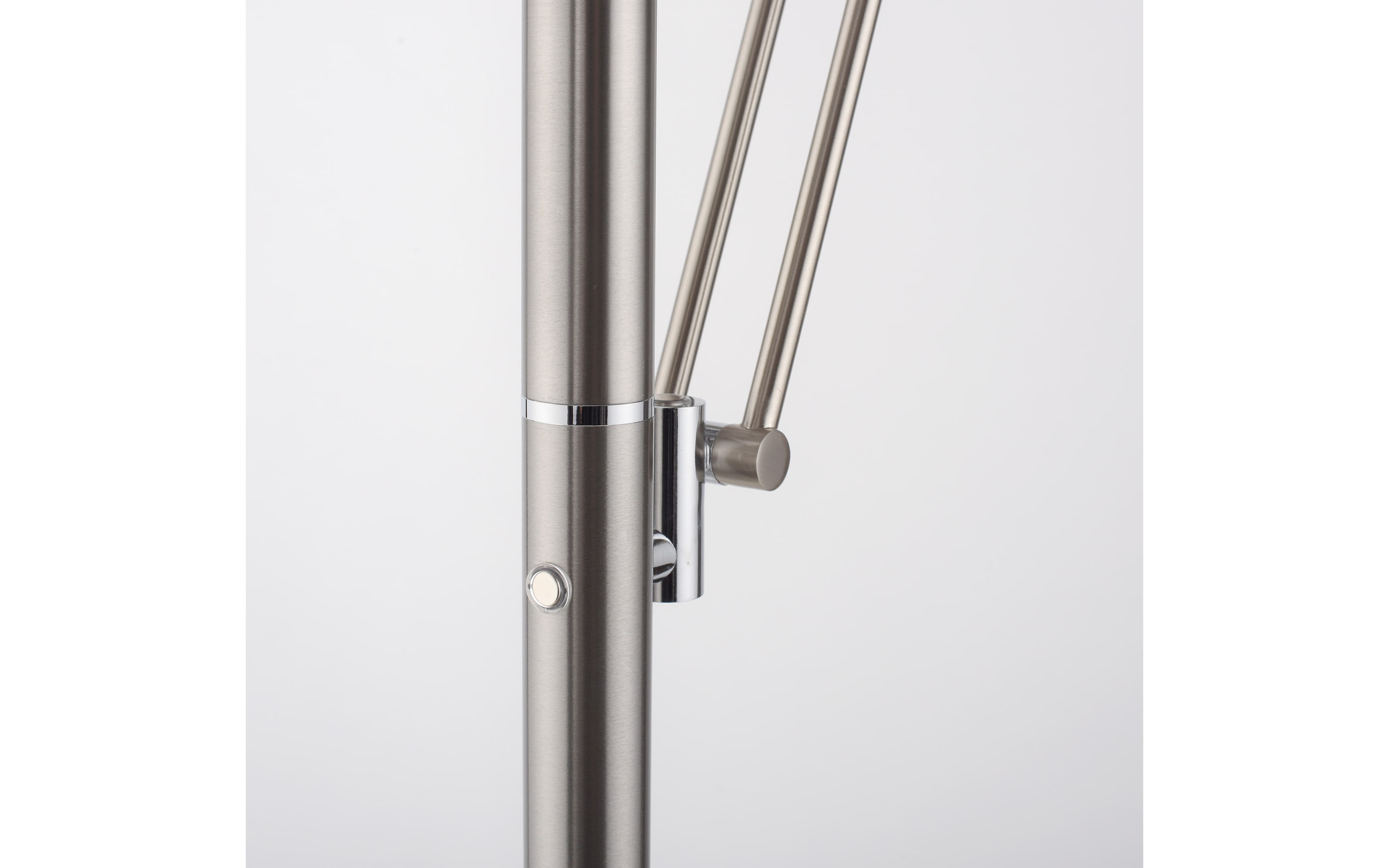 LED-Standleuchte Mondo Rimo, stahl, inkl. CCT und Memoryfunktion