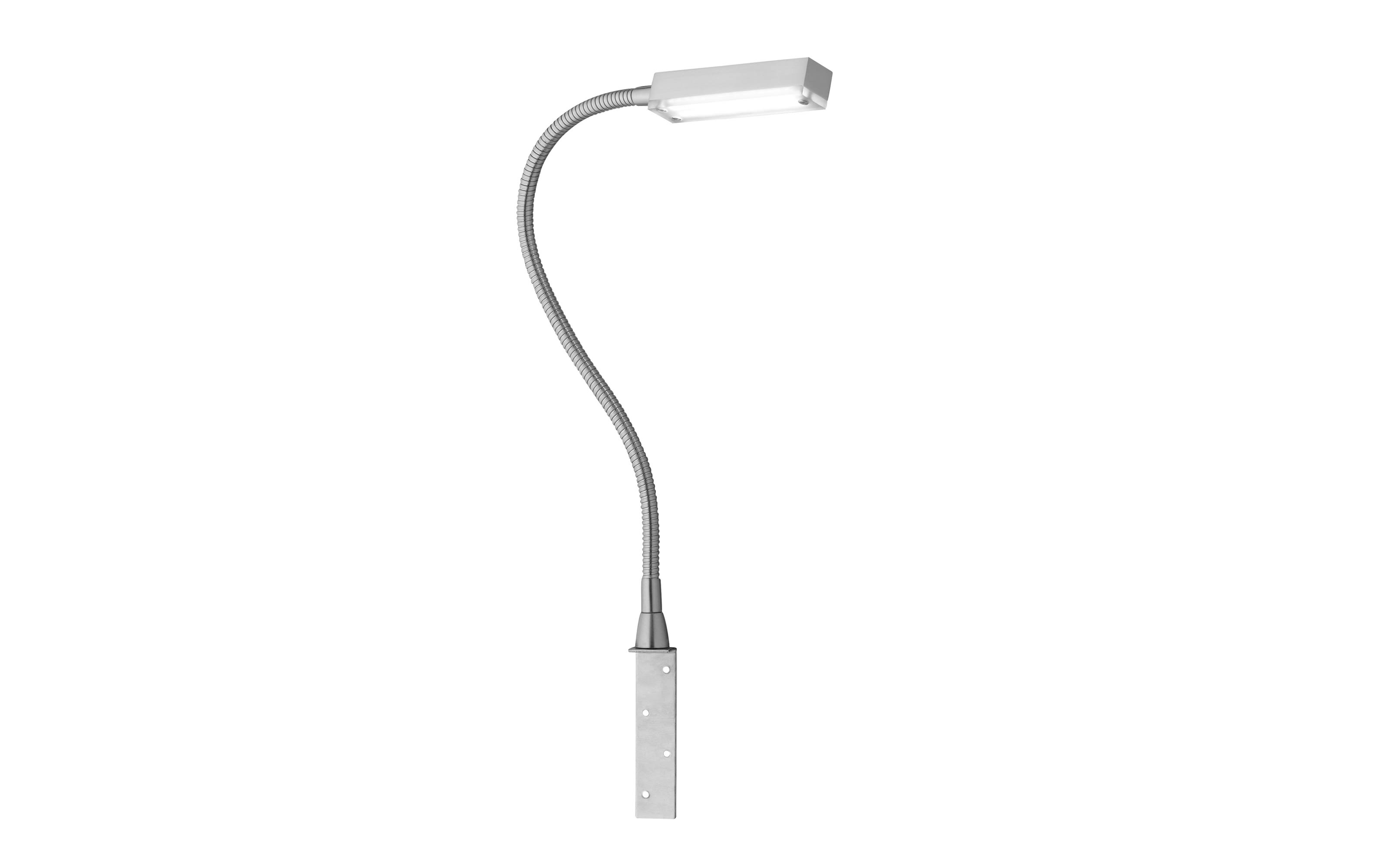 LED-Bettleuchte Raik, nickel matt, 45 cm