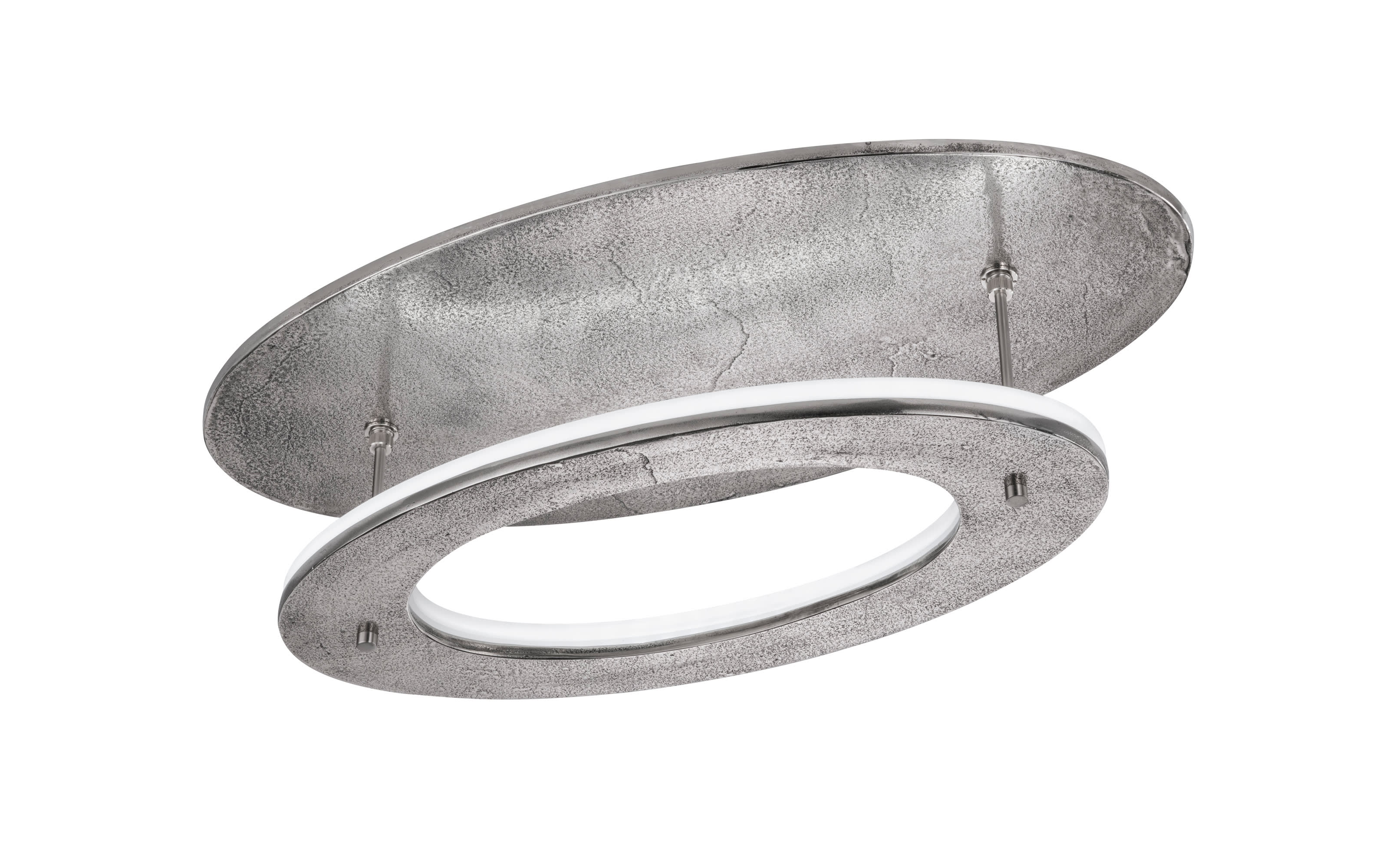 LED-Deckenleuchte Shine Alu