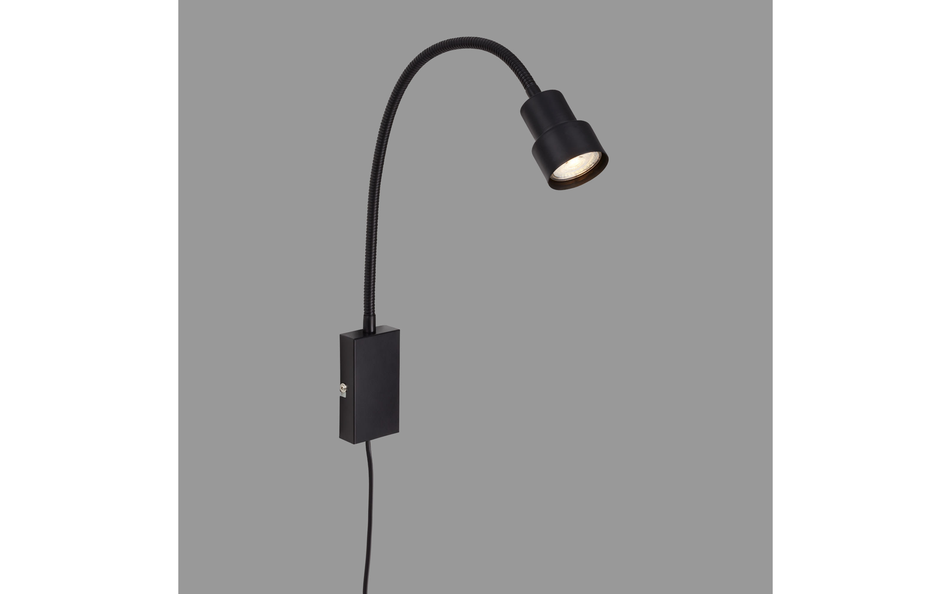 LED-Wandleuchte Tusi, schwarz, 69 cm