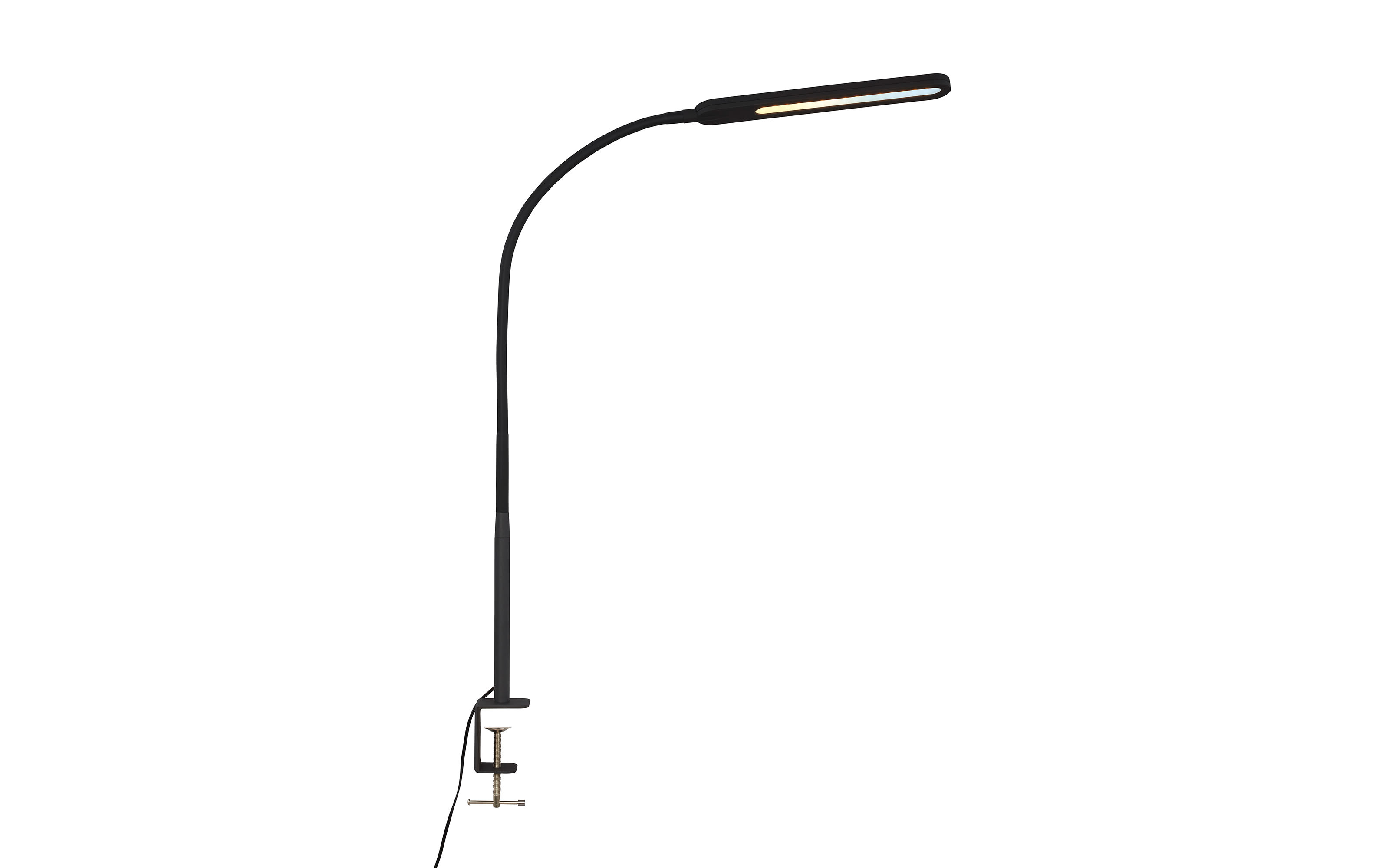 LED-Klemmleuchte Servo CCT, schwarz, 110 cm