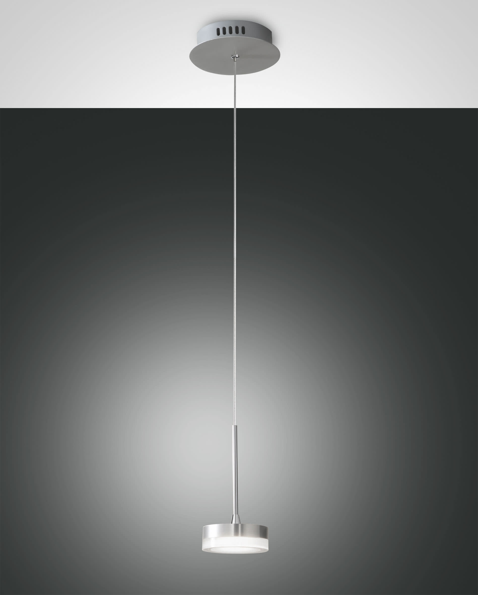 LED-Pendelleuchte Dunk, Aluminium,  14 cm