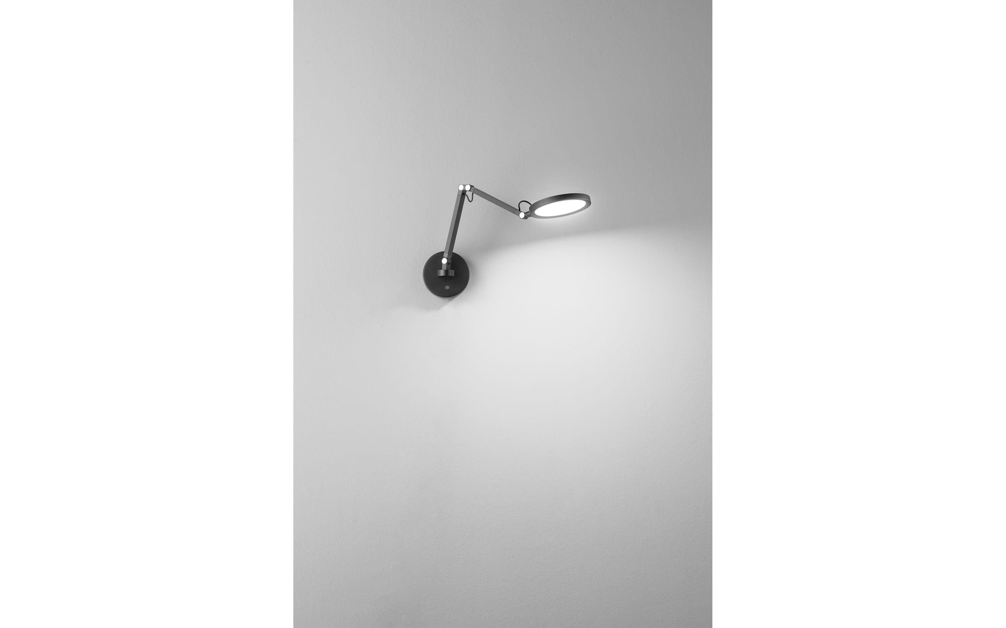 LED-Wandleuchte CCT Regina, schwarz, 64 cm