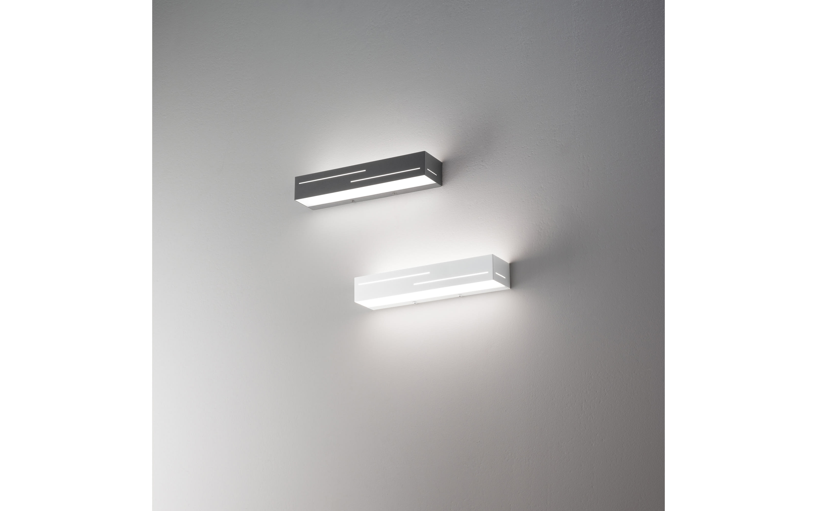 LED-Wandleuchte Banny, schwarz, 31 cm