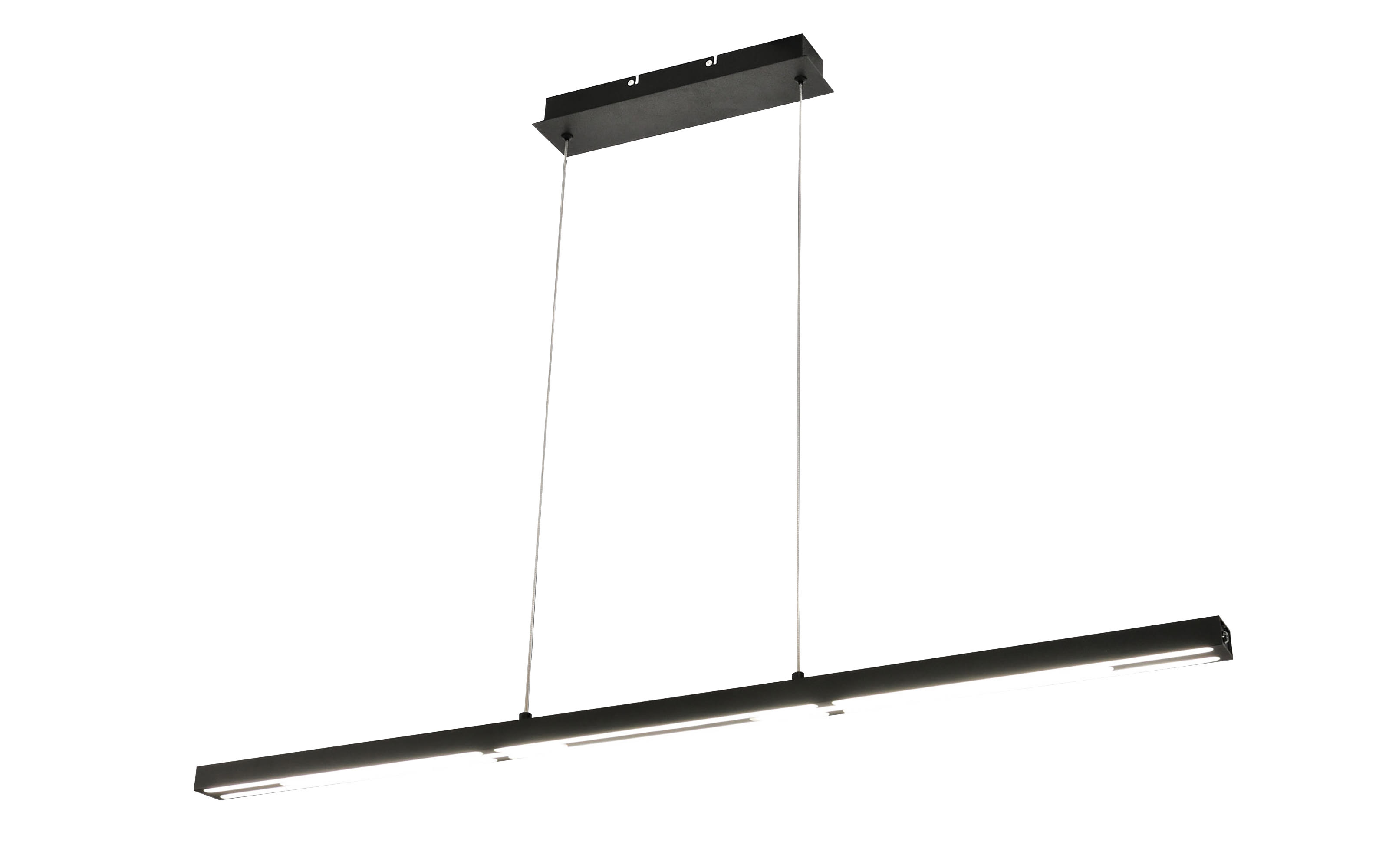 LED-Pendelleuchte Ling, schwarz, 110 cm