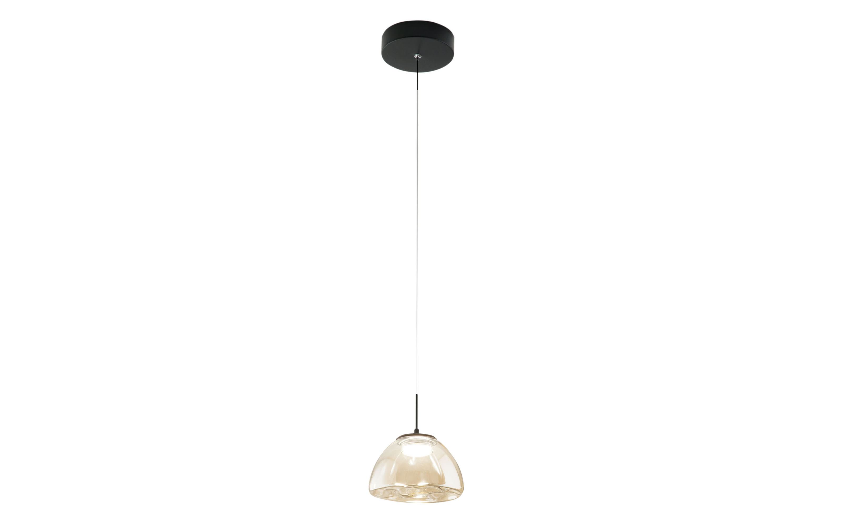 LED-Pendelleuchte Lucille, cognac, inkl. CCT Funktion