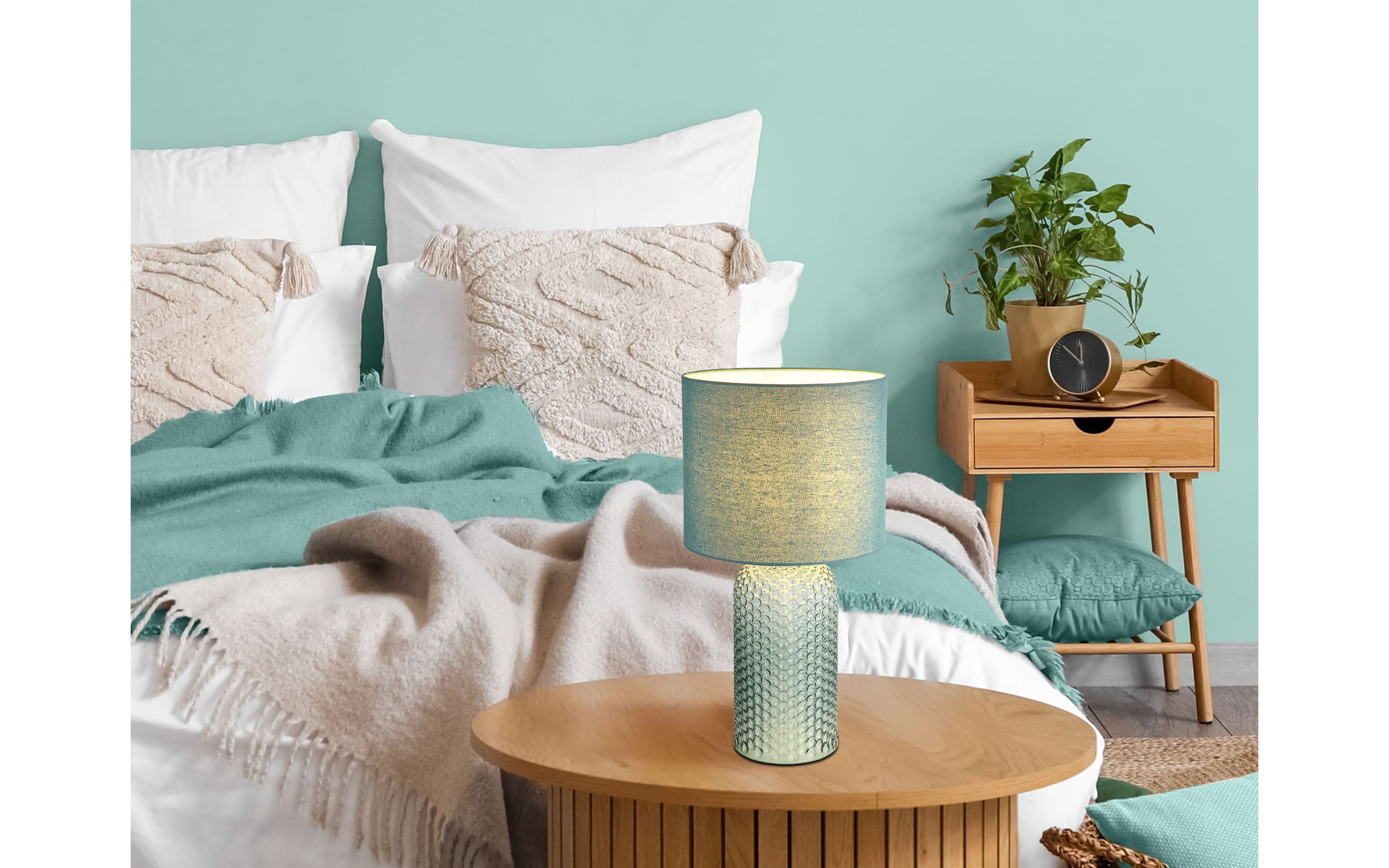 Tischleuchte Sofia, blassgrün