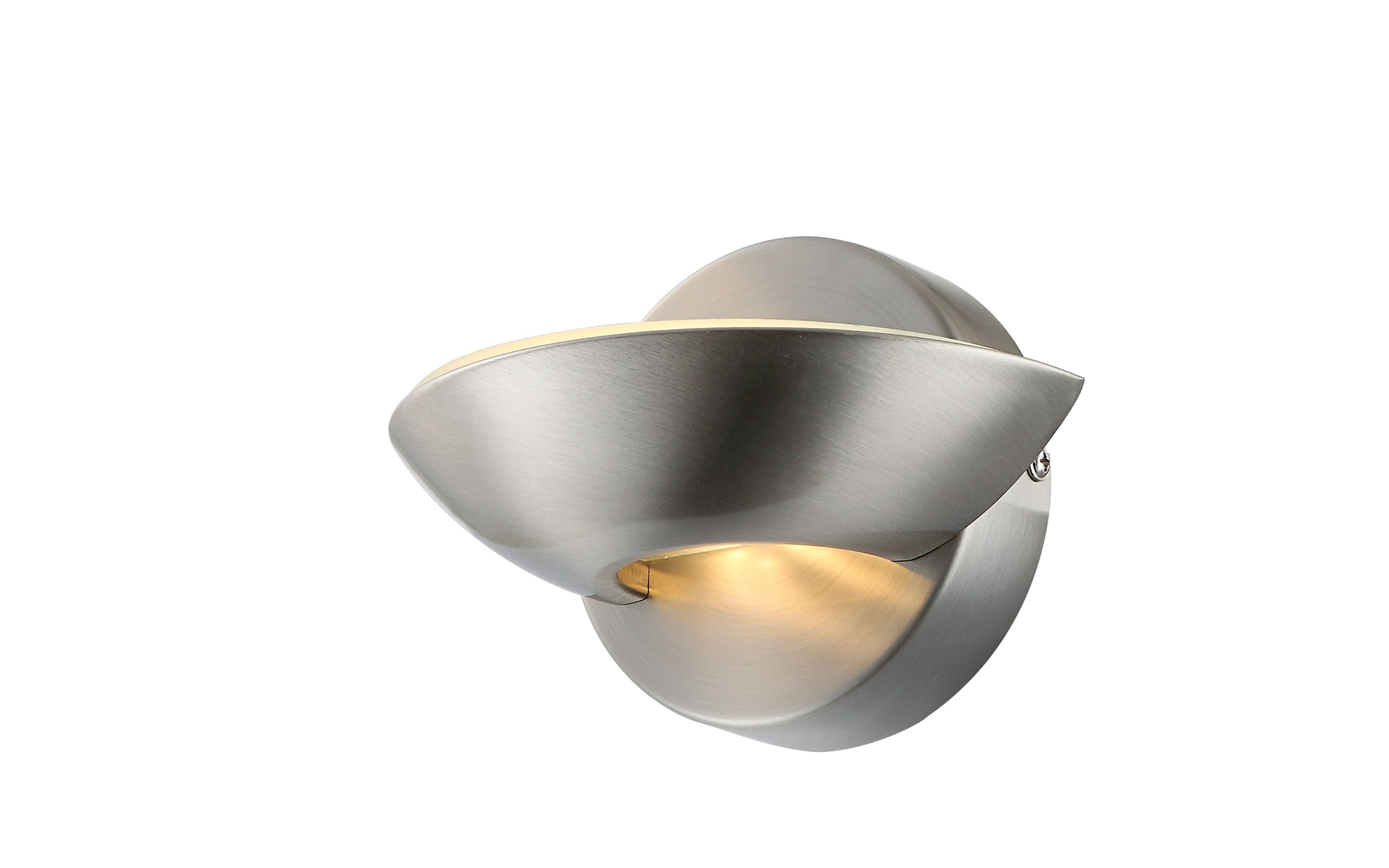 LED-Wandleuchte Sammy, nickel, 16,5 cm