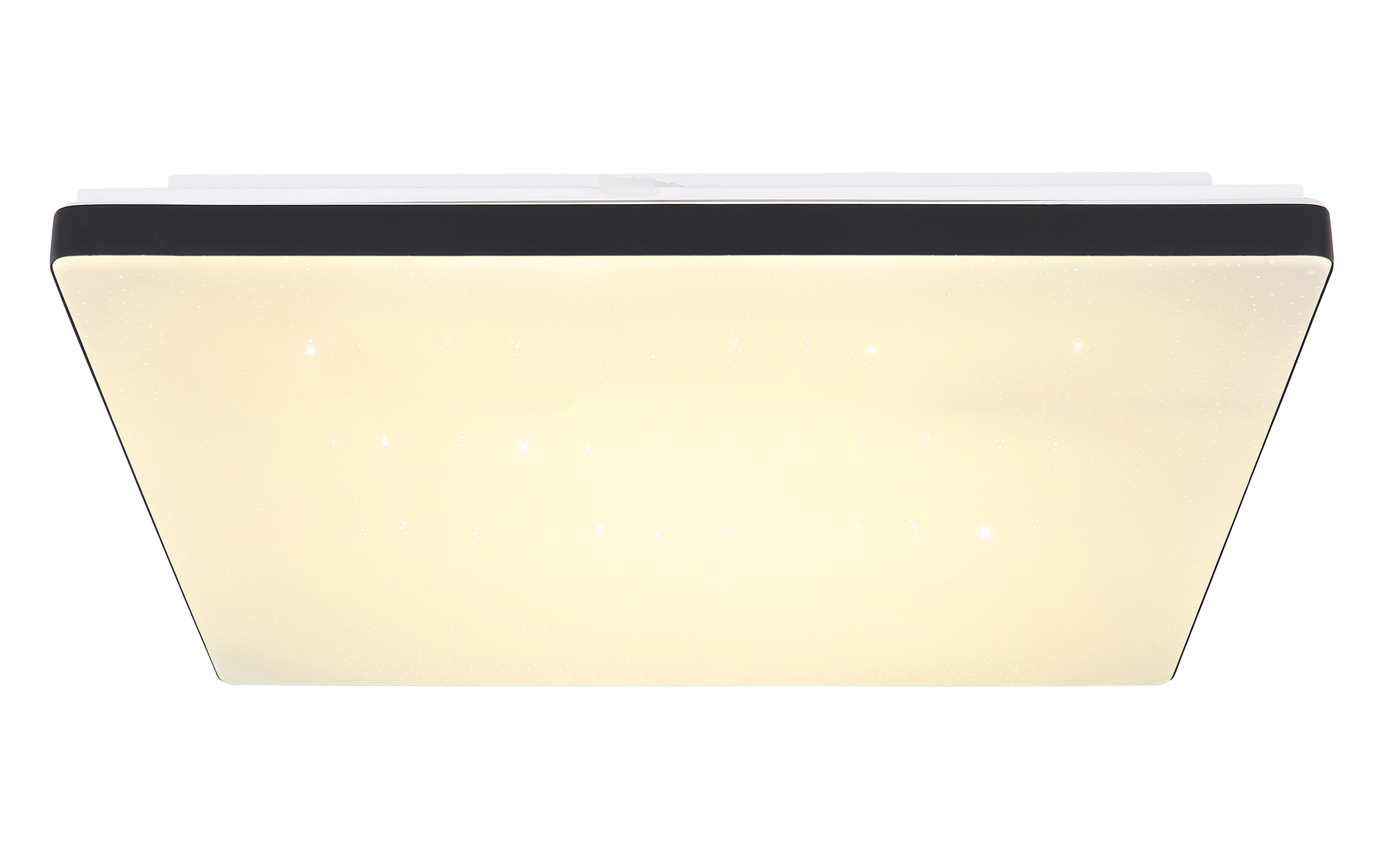 LED-Deckenleuchte Ully CCT, schwarz/weiß, 49 cm