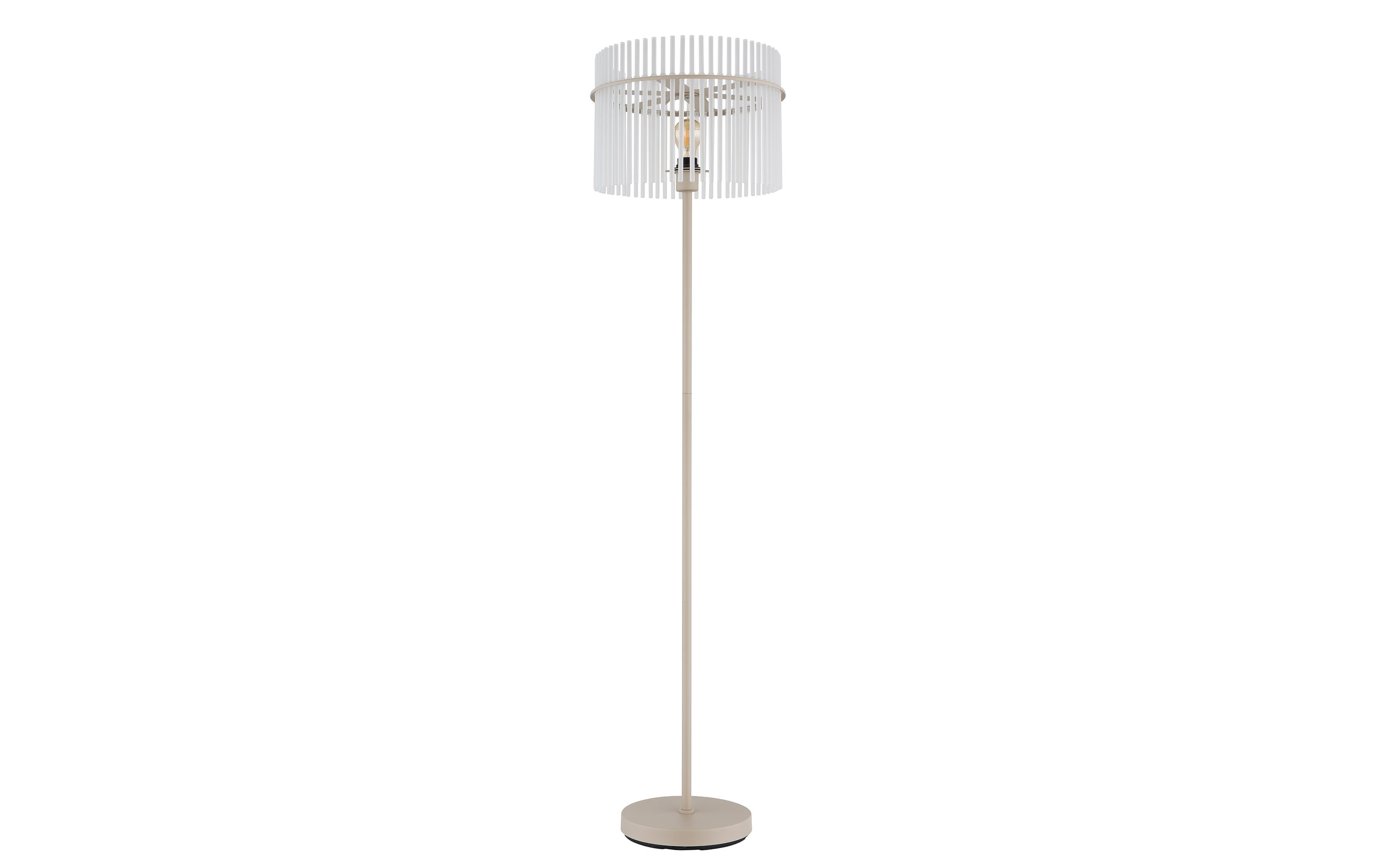 Standleuchte Gorley, beige, 152 cm