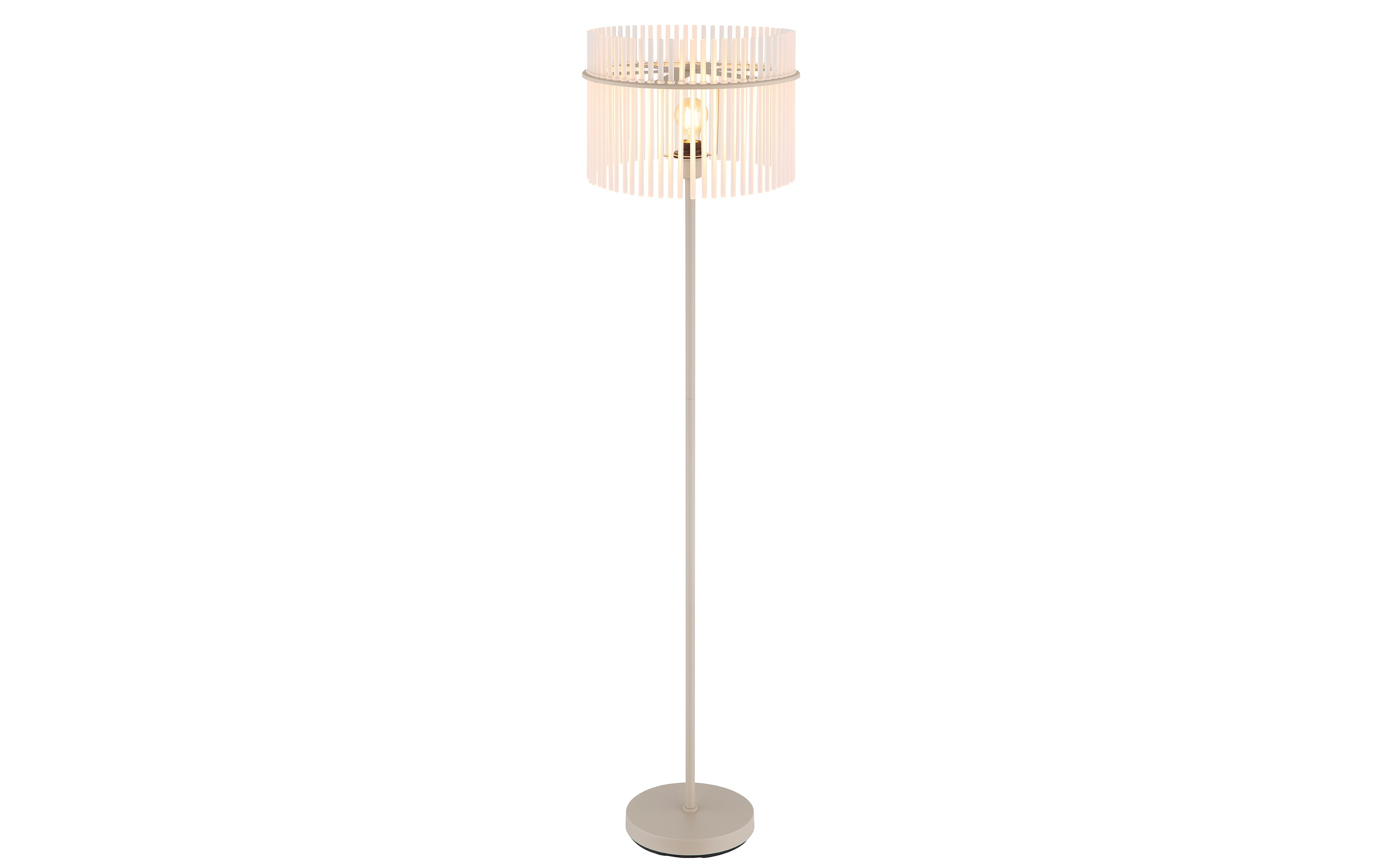 Standleuchte Gorley, beige, 152 cm