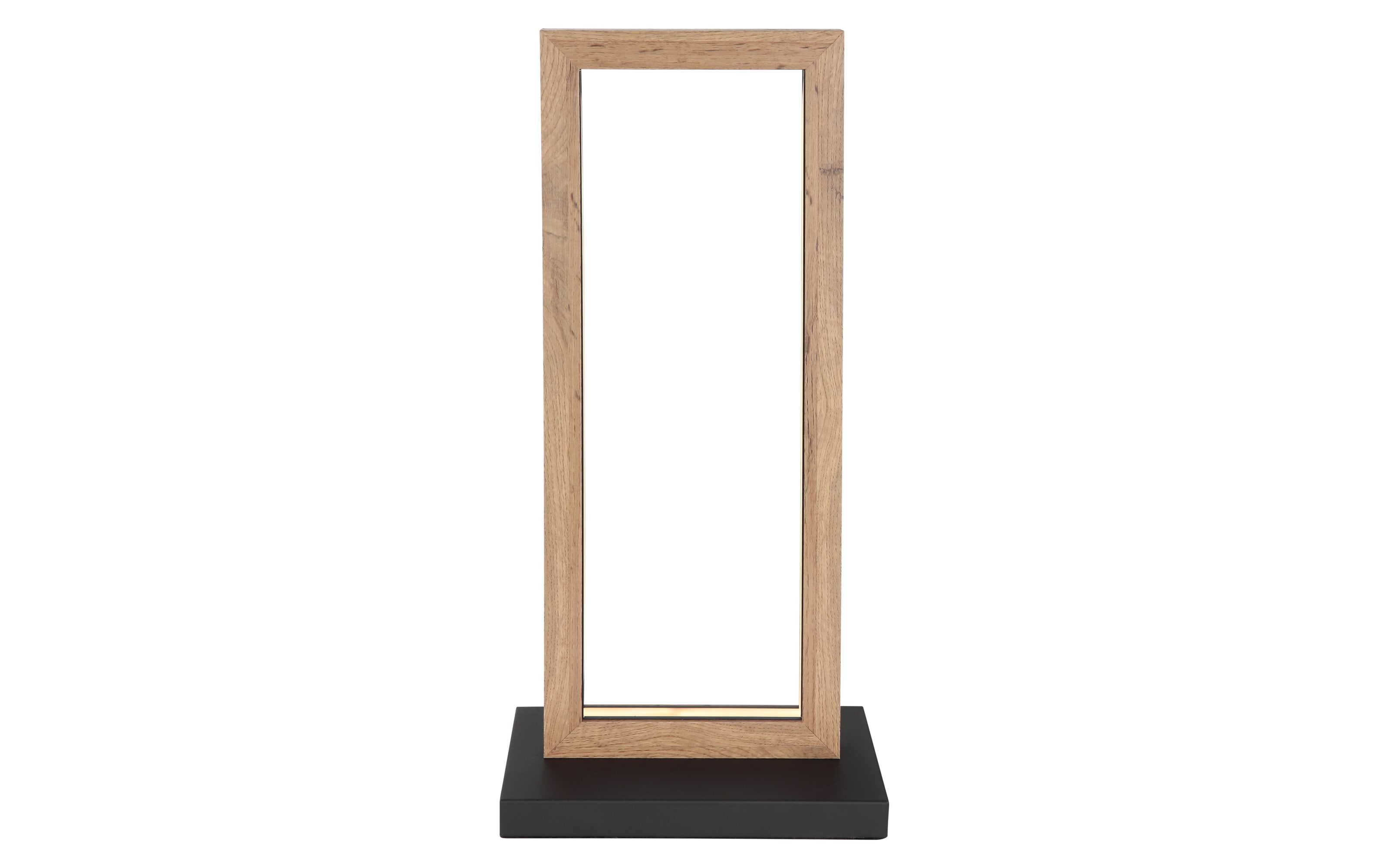 LED-Tischleuchte Mandera, holz/schwarz, 52,5 cm