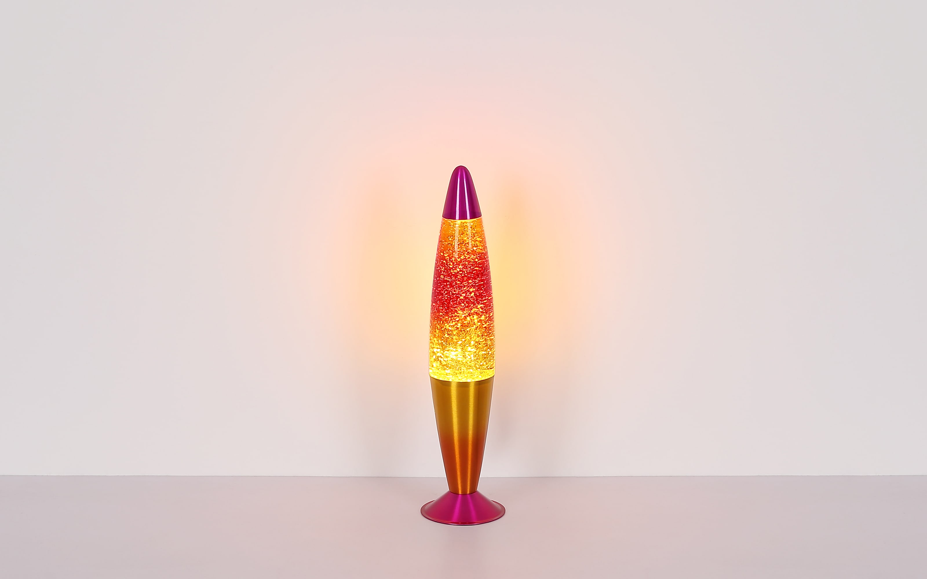 Magmaleuchte 2862, orange/gelb