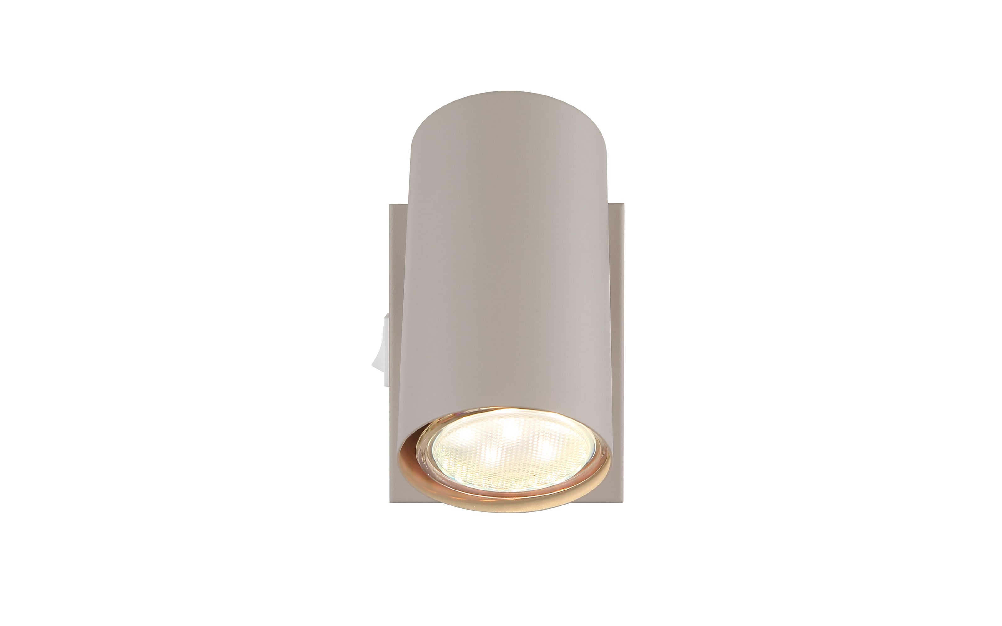 Wandleuchte Robby, sandfarbig