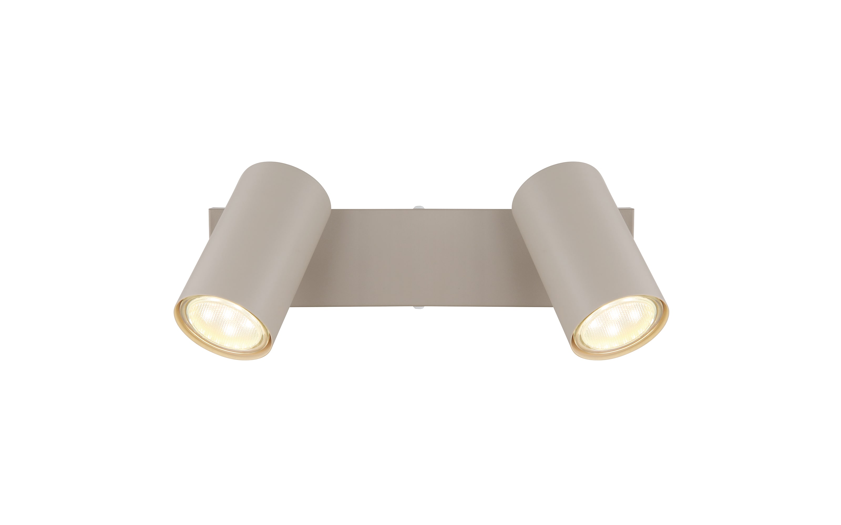 Deckenleuchte Robby, sandfarbig, 2-flammig