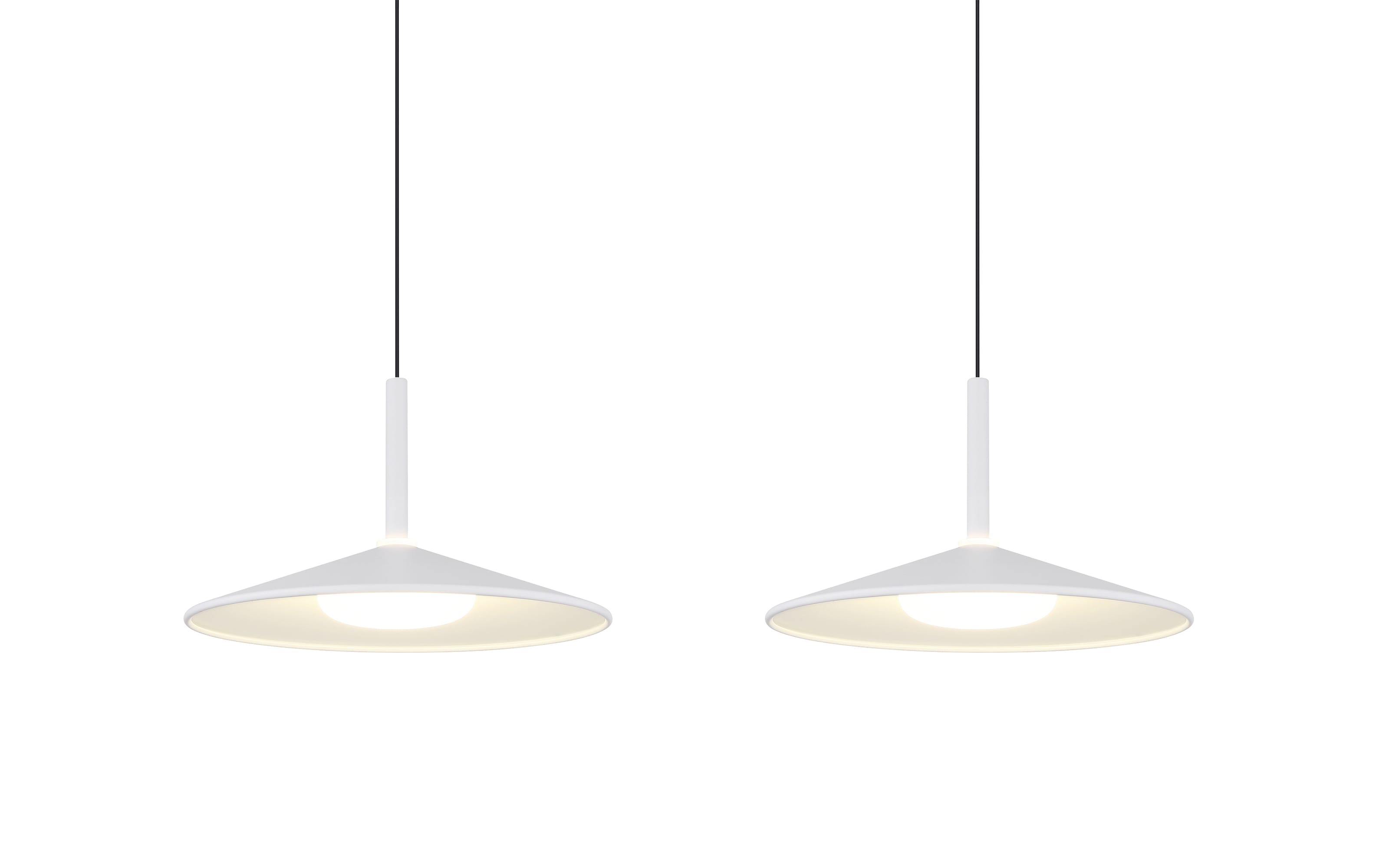 LED-Pendelleuchte Lampone, weiß, 3-flammig