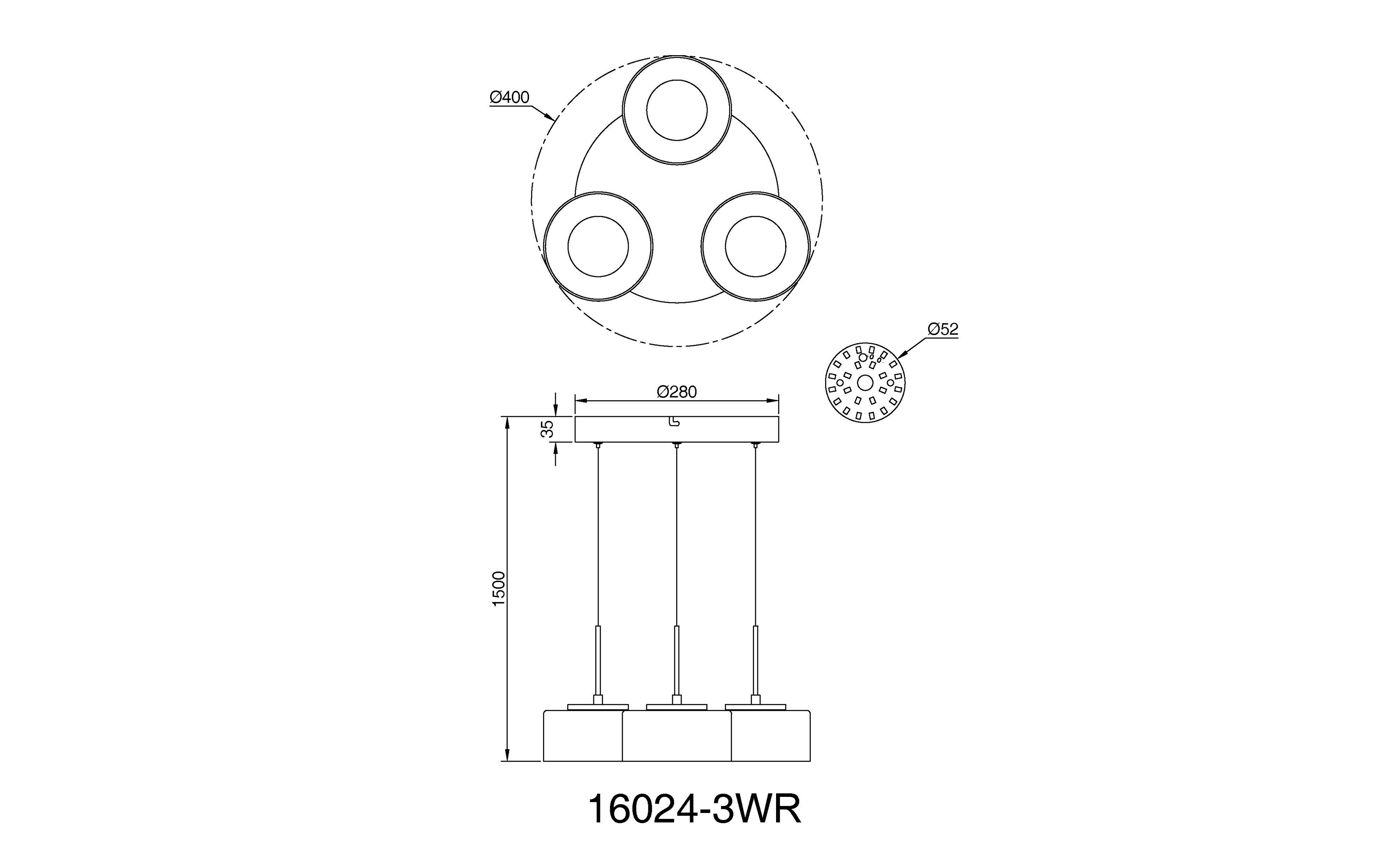 LED-Pendelleuchte Belinda, weiß/rauchfarbig