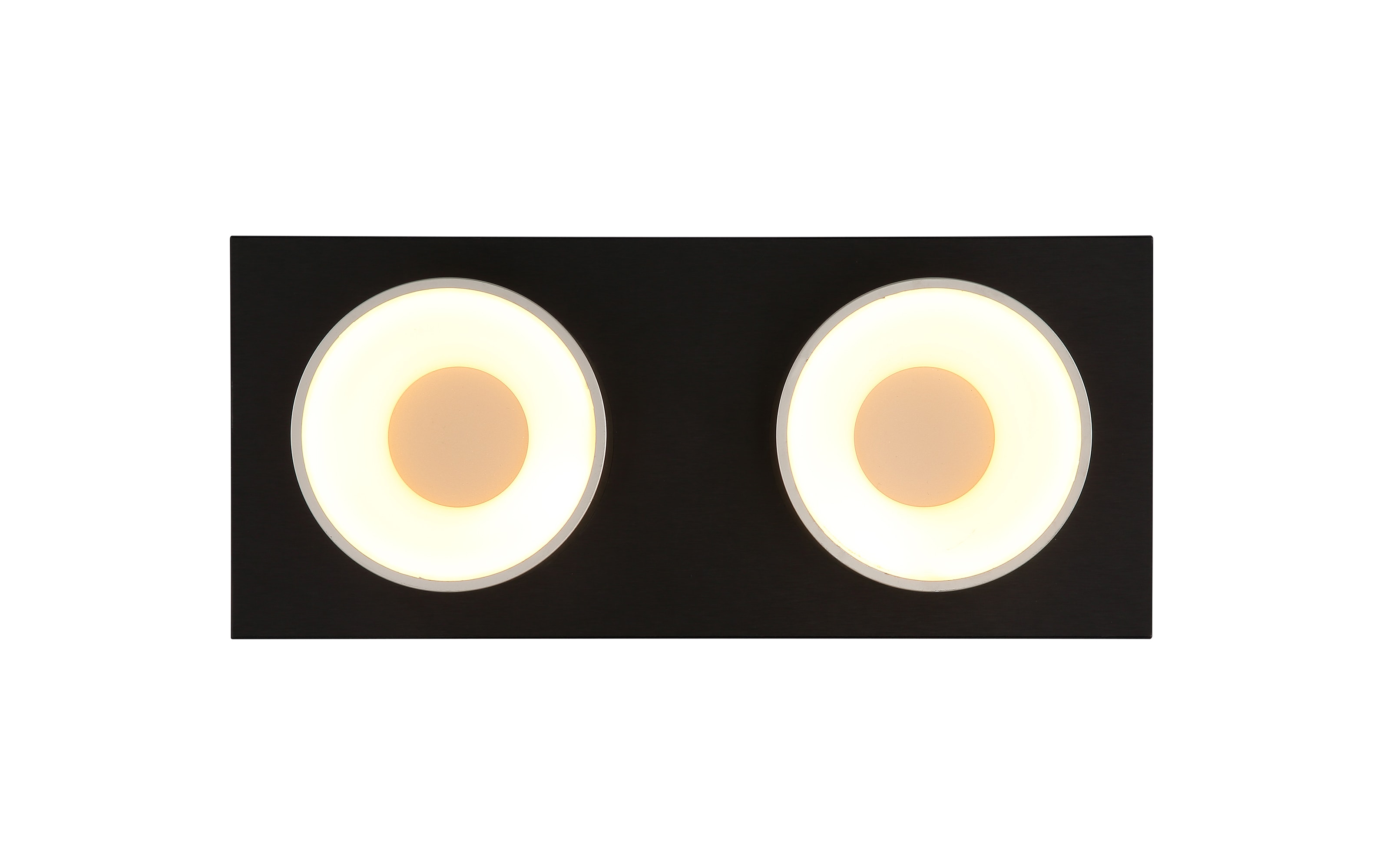 LED-Deckenleuchte Raymond, schwarz/goldfarbig