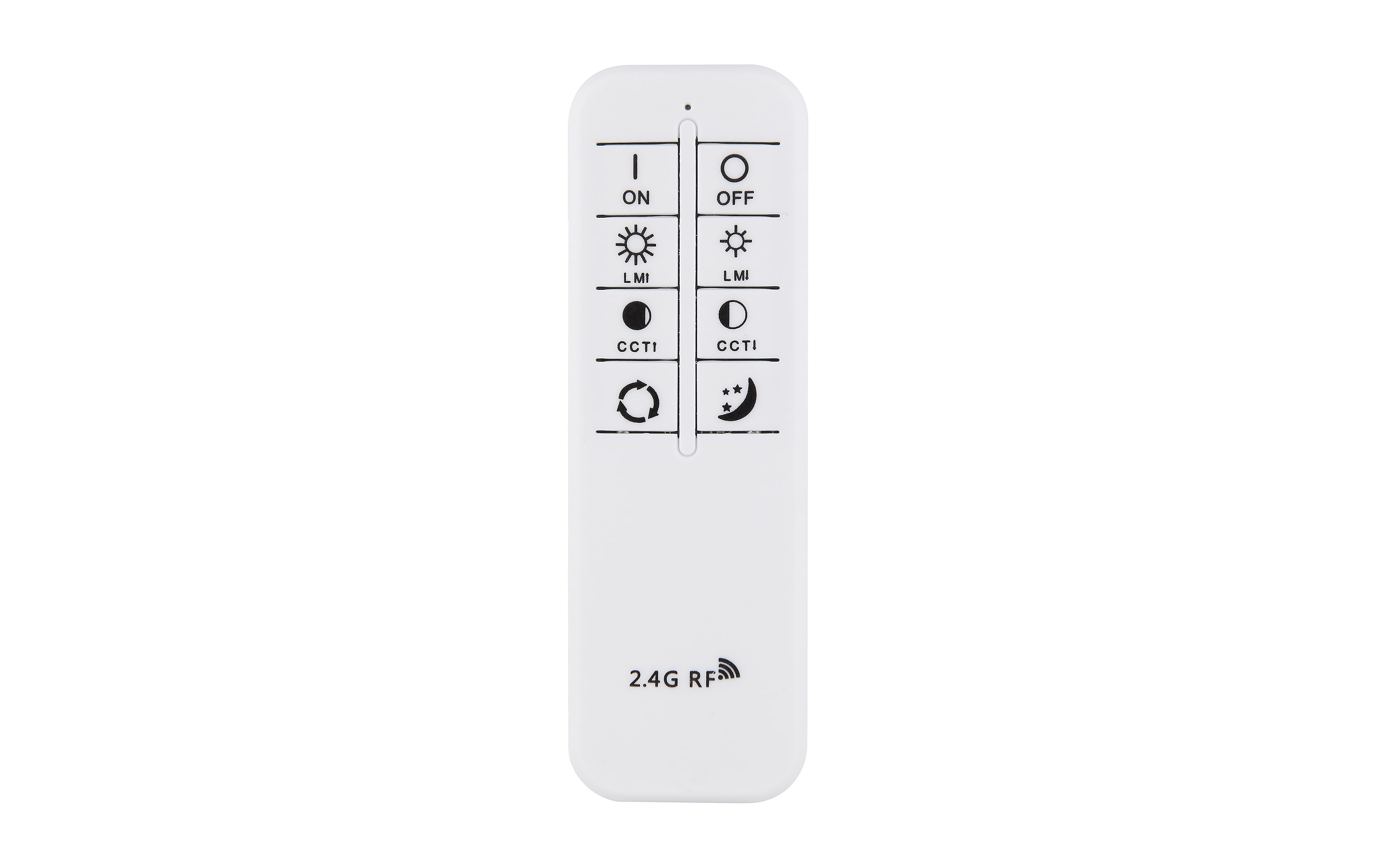 LED-Deckenleuchte Klara, transparent, 50 cm, inkl. CCT und Fernbedienung