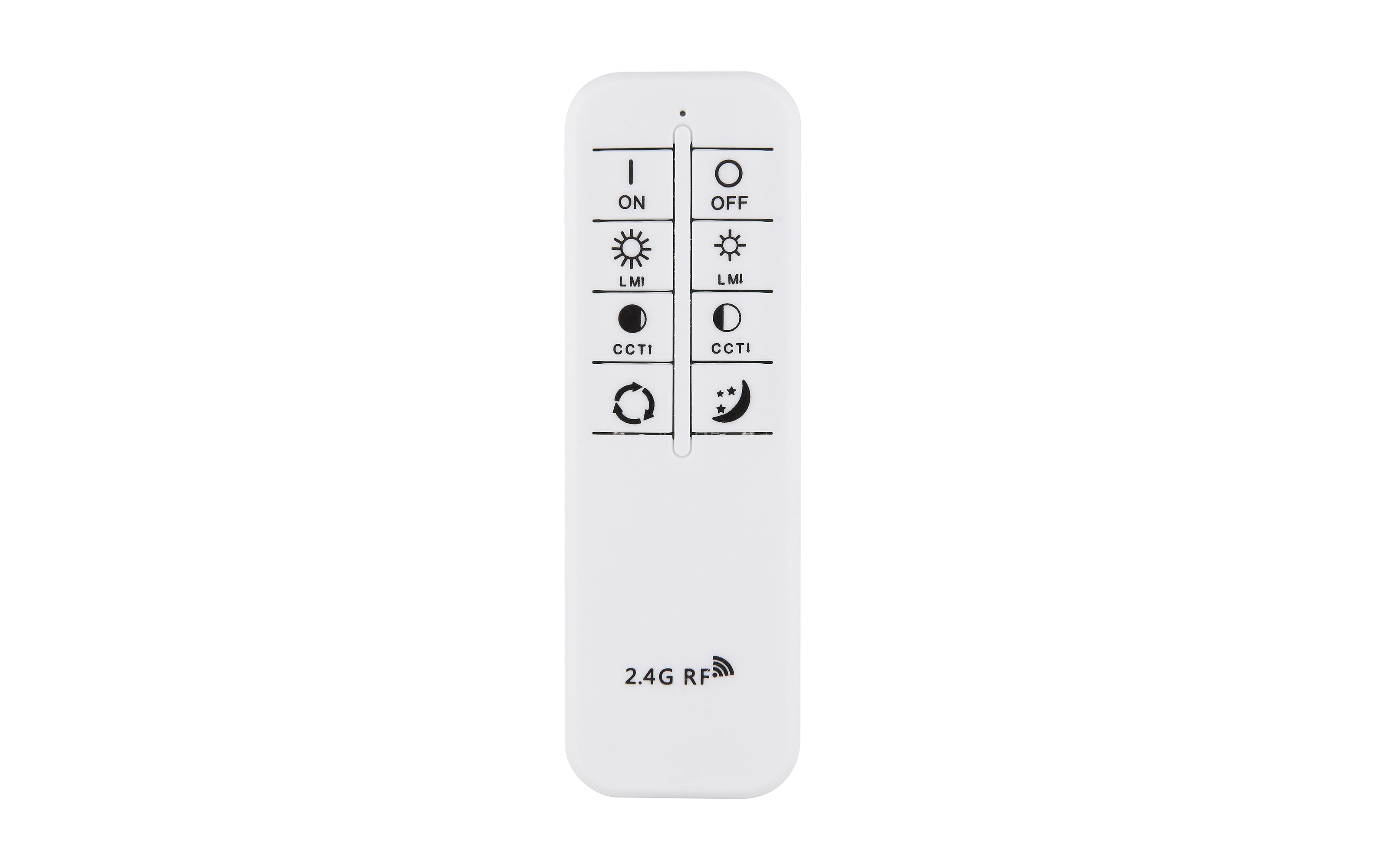 LED-Deckenleuchte Klara, transparent, 60 cm, inkl. CCT und Fernbedienung