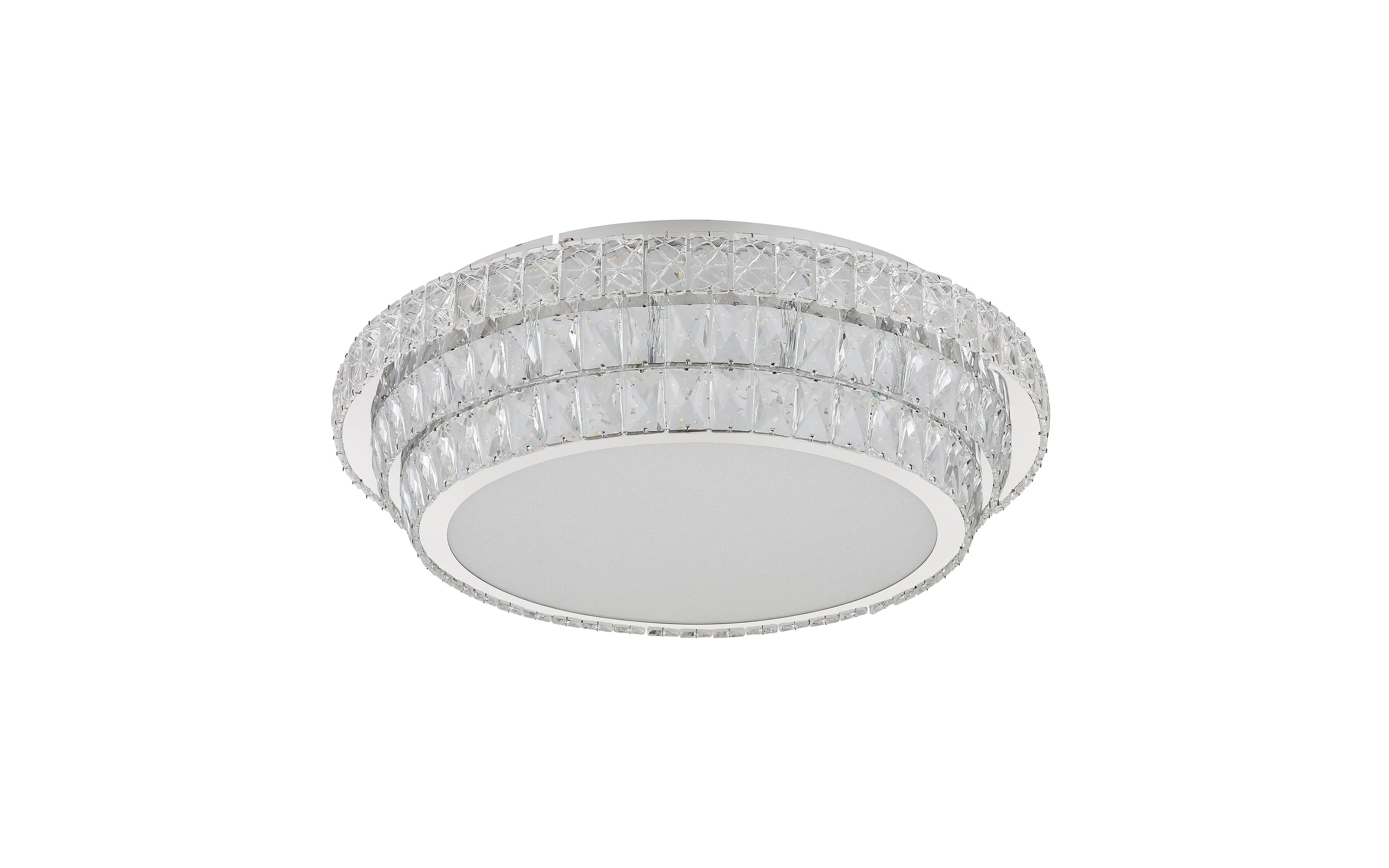 LED-Deckenleuchte Klara, transparent, 60 cm, inkl. CCT und Fernbedienung