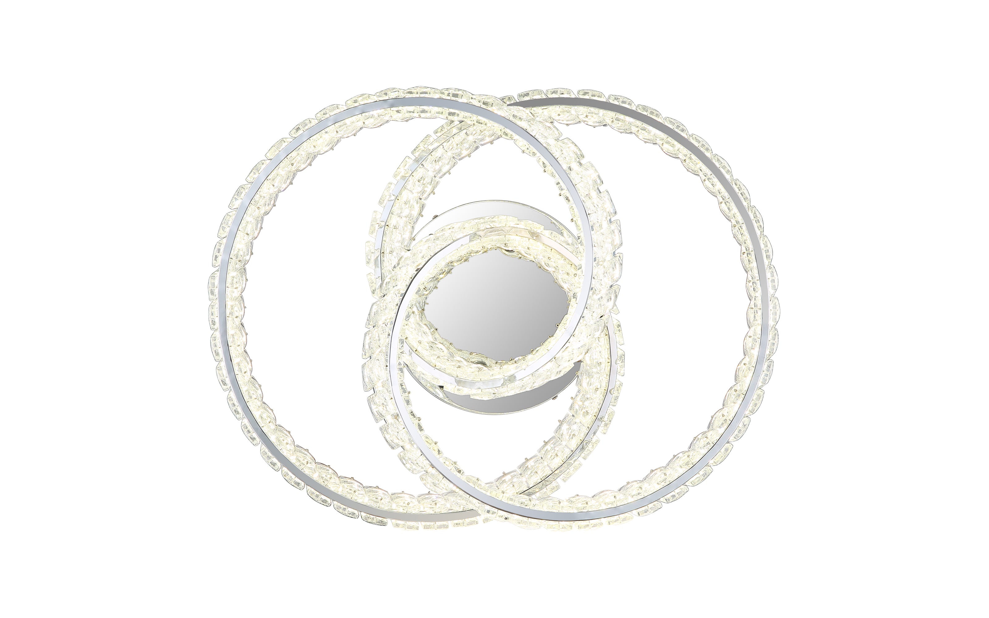 LED-Deckenleuchte Mucky, klar/chrom