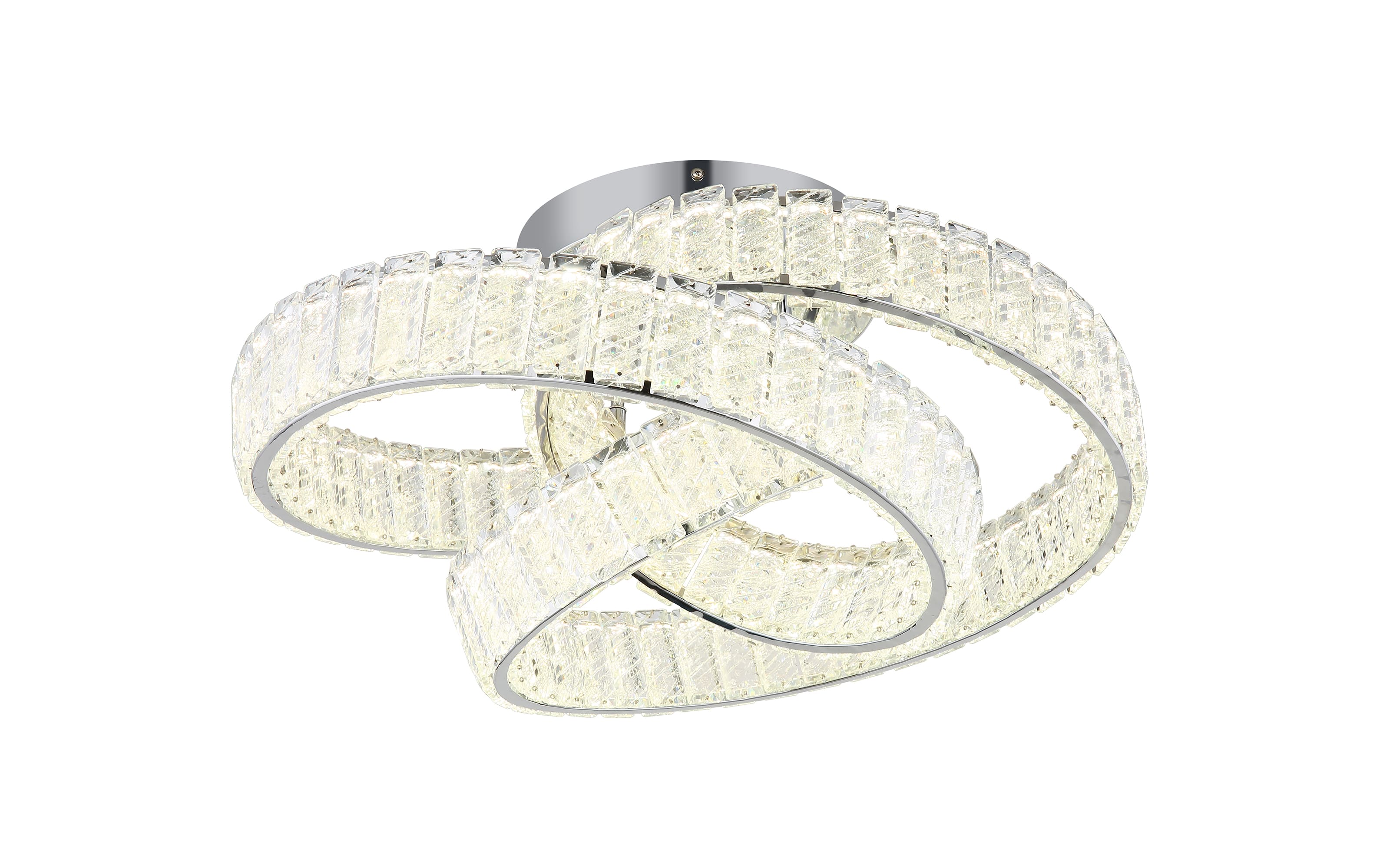 LED-Deckenleuchte Mucky, klar/chrom