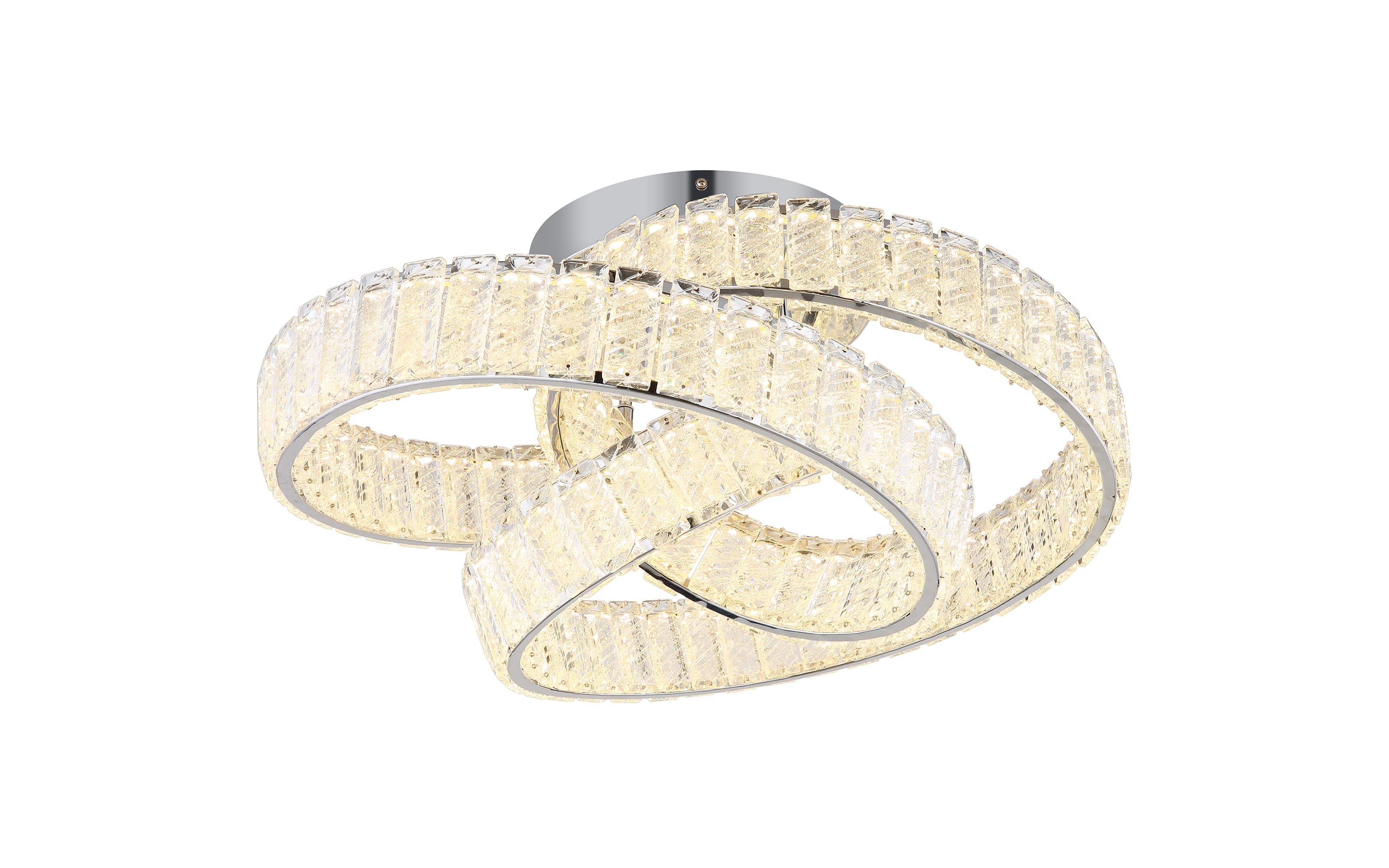 LED-Deckenleuchte Mucky, klar/chrom