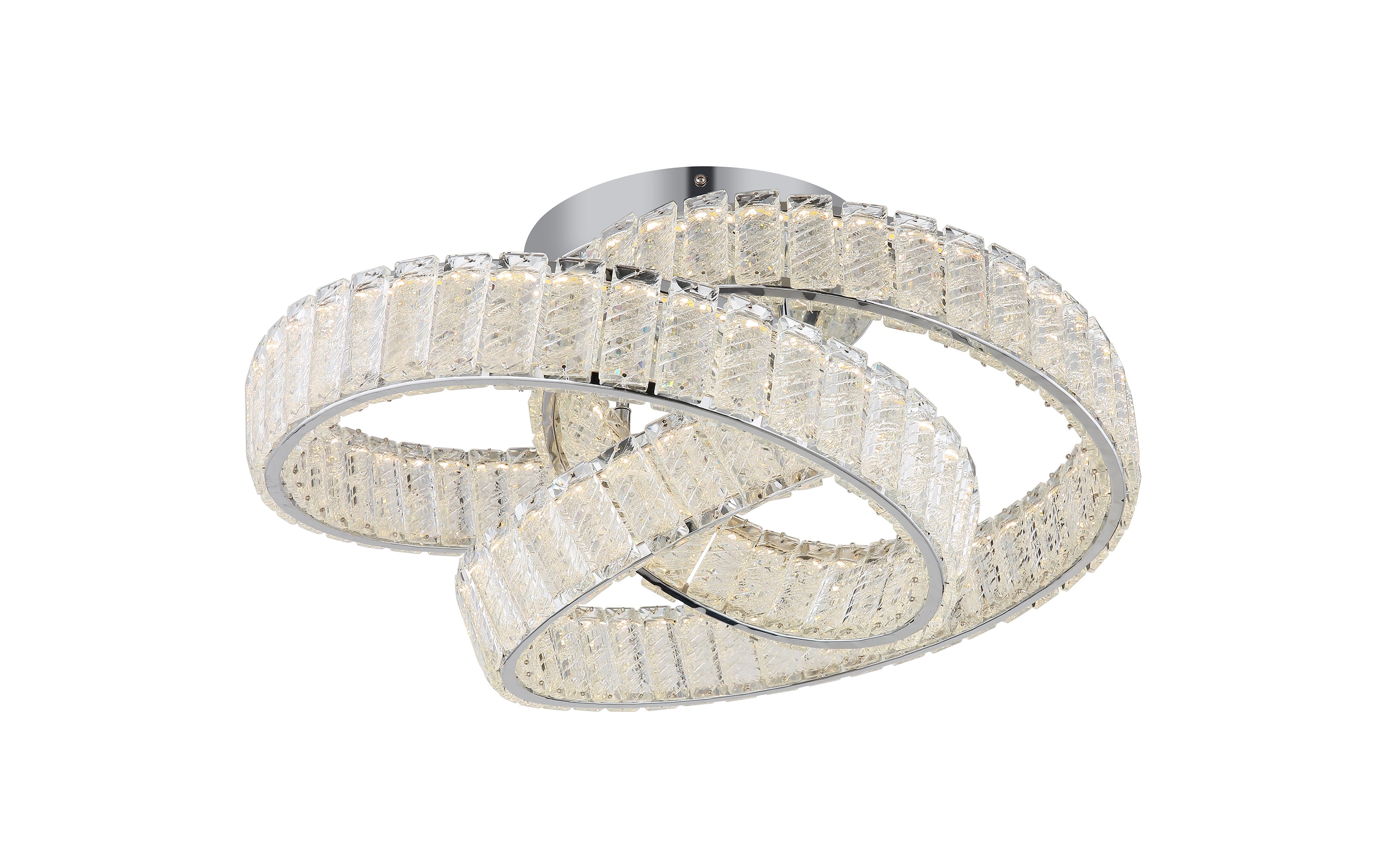 LED-Deckenleuchte Mucky, klar/chrom