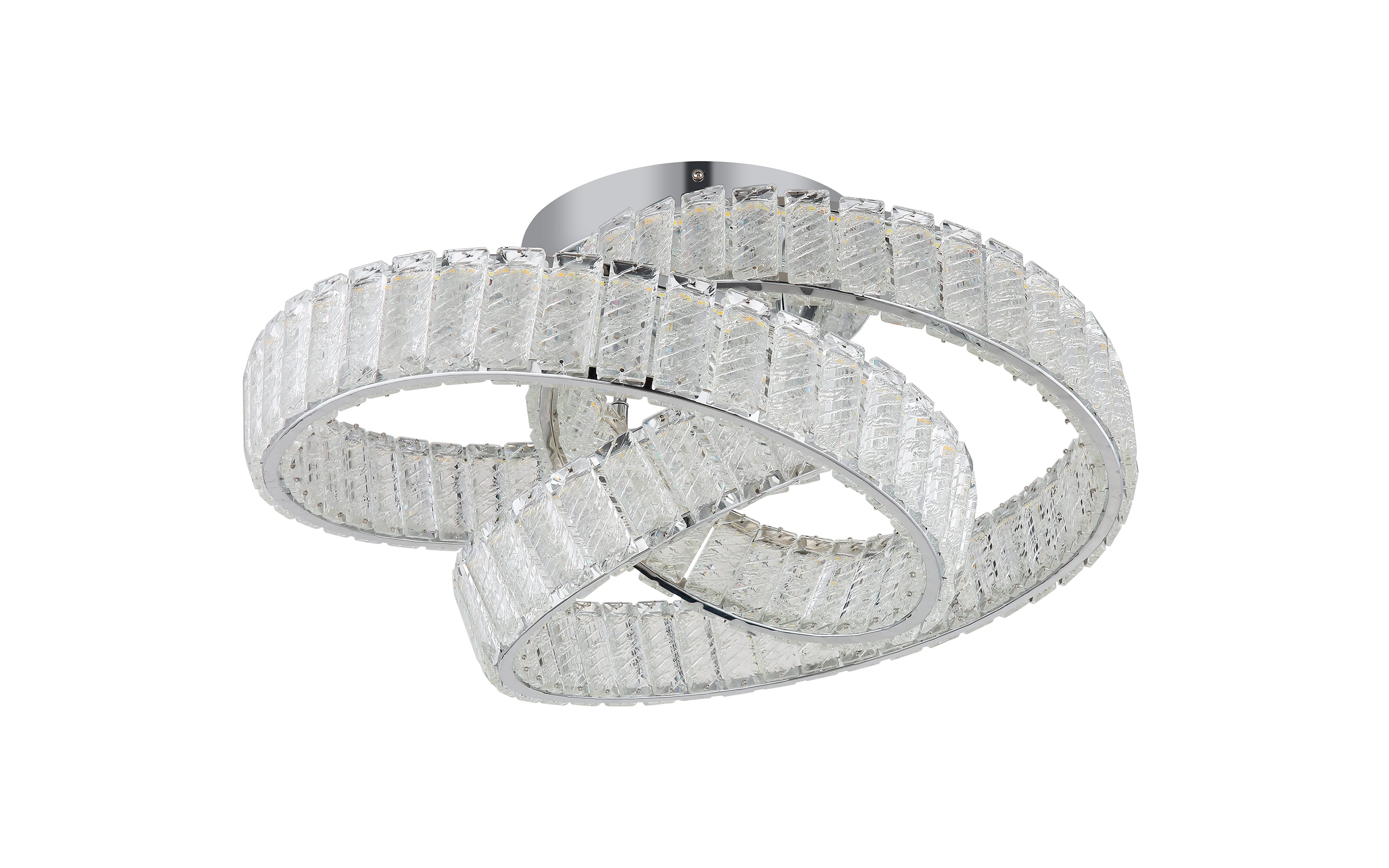 LED-Deckenleuchte Mucky, klar/chrom