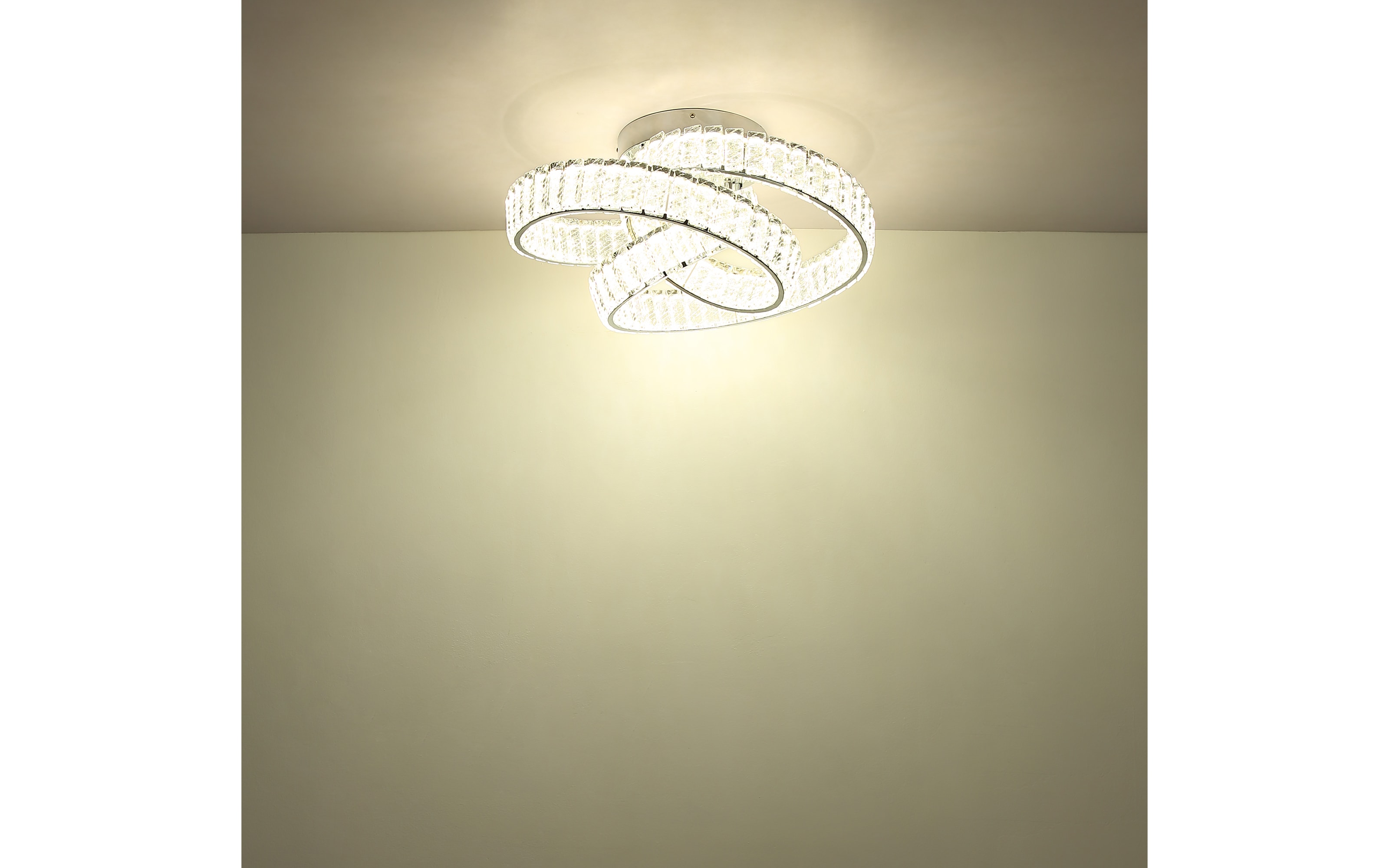 LED-Deckenleuchte Mucky, klar/chrom