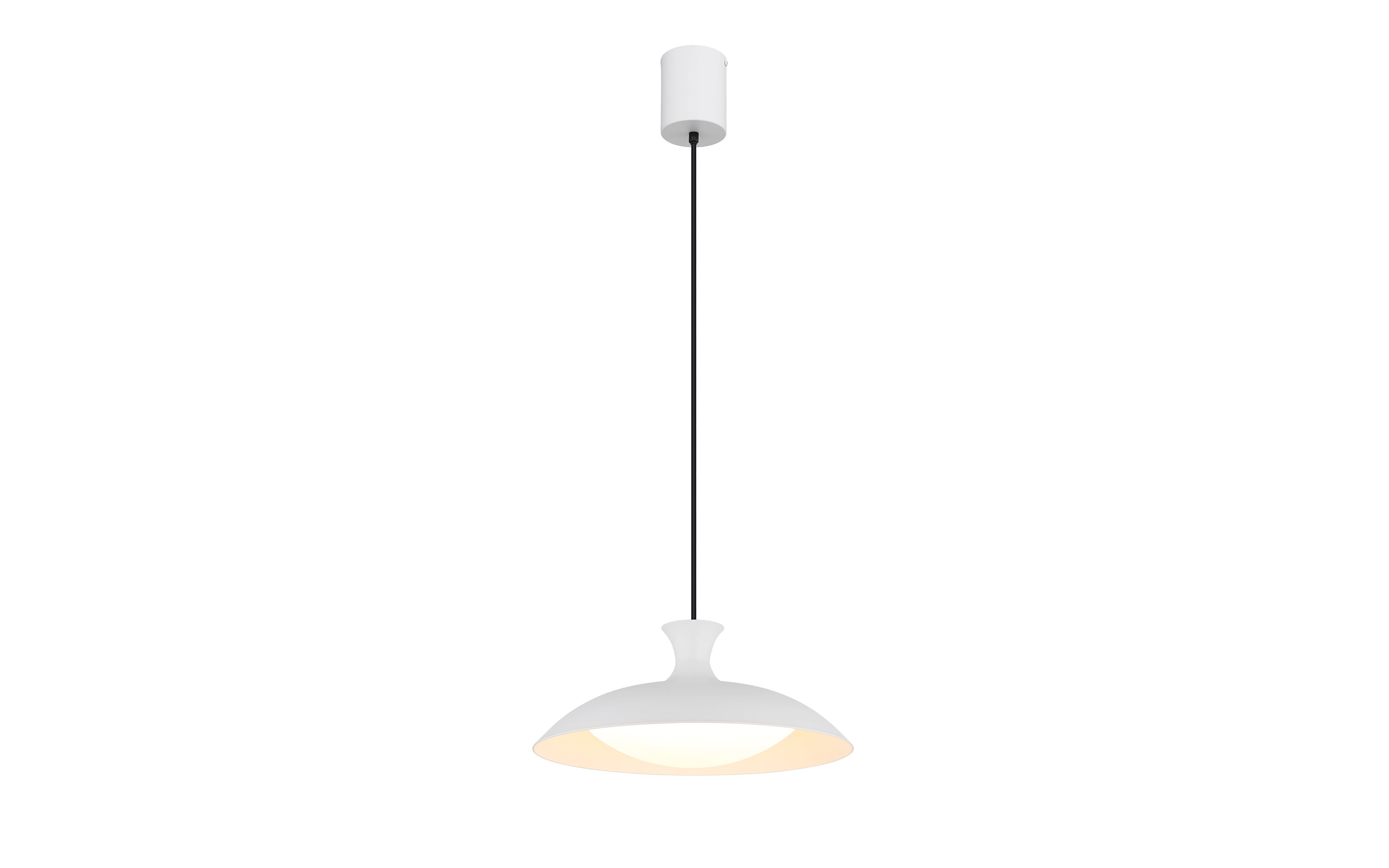 LED-Pendelleuchte Rocha, weiß