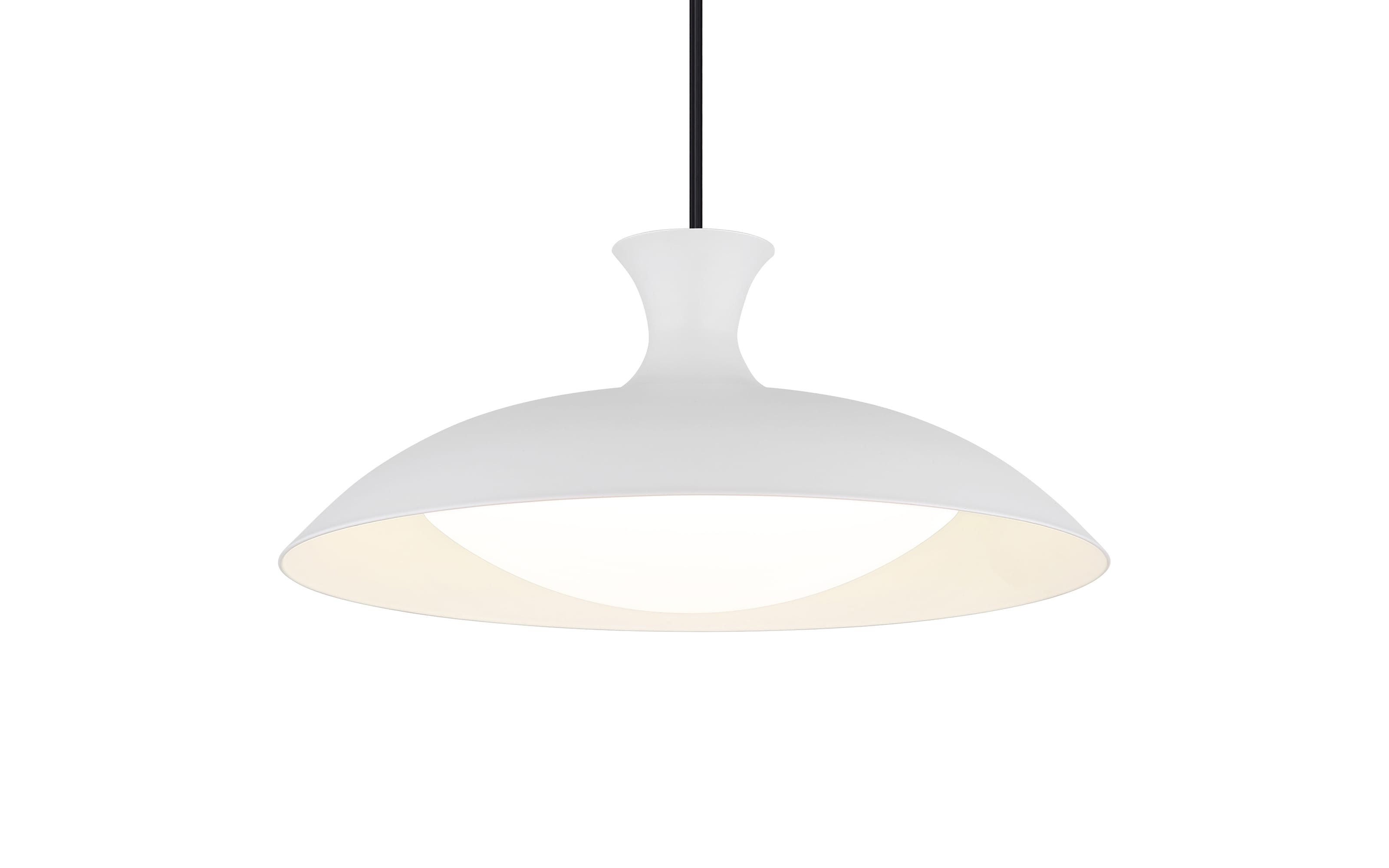 LED-Pendelleuchte Rocha, weiß