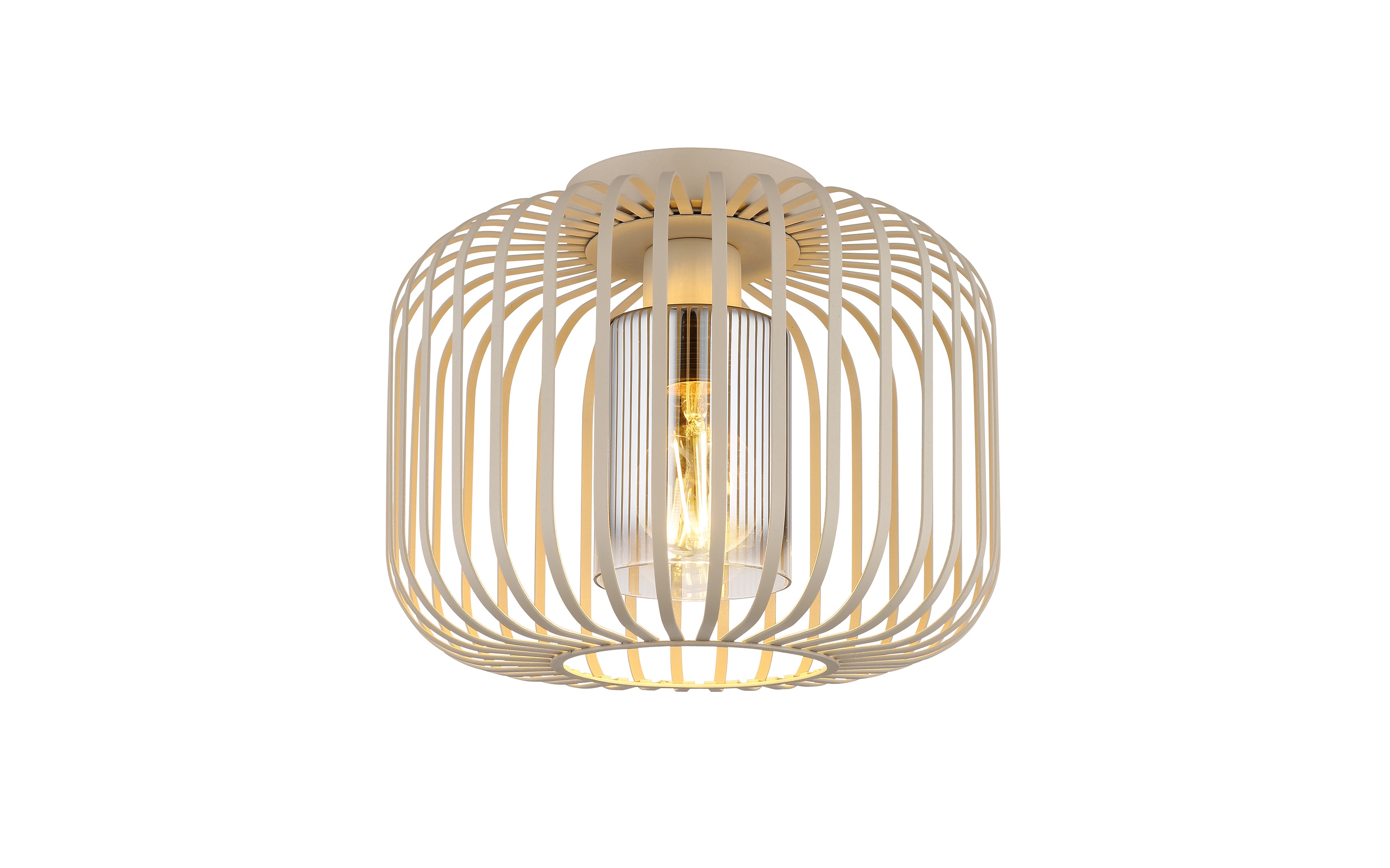 Deckenleuchte Alfred, sandfarbig