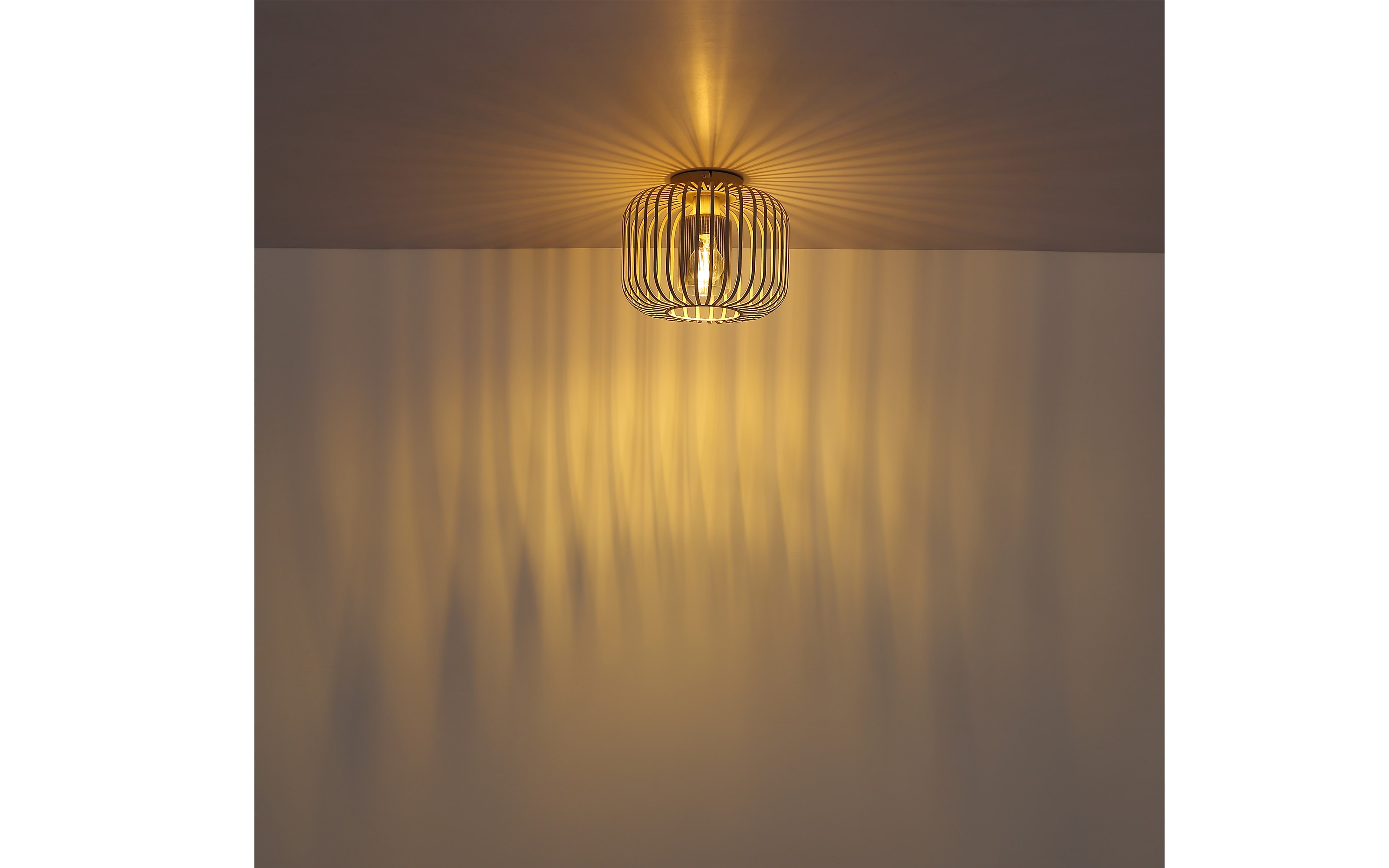 Deckenleuchte Alfred, sandfarbig