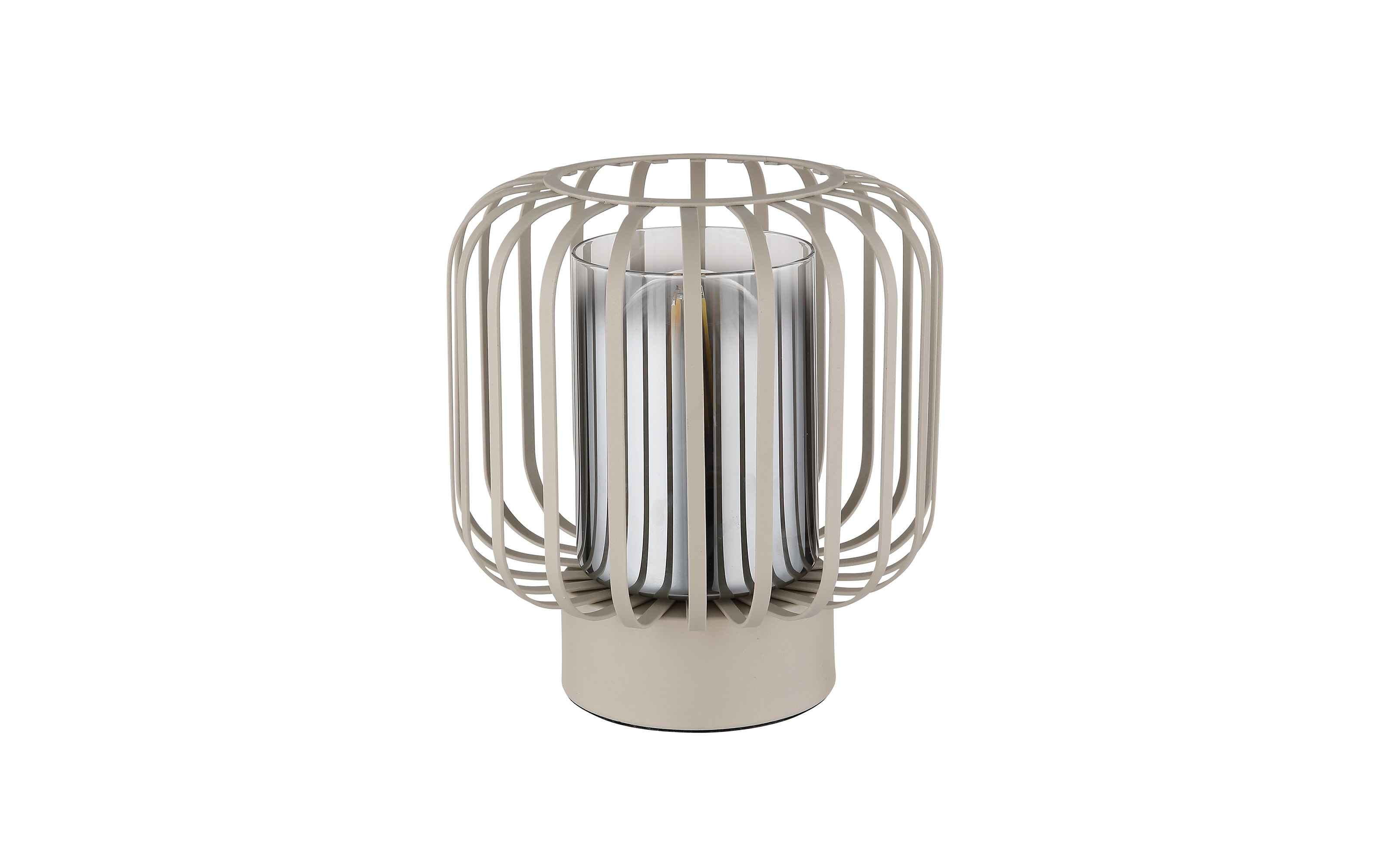 Tischleuchte Alfred, sandfarbig