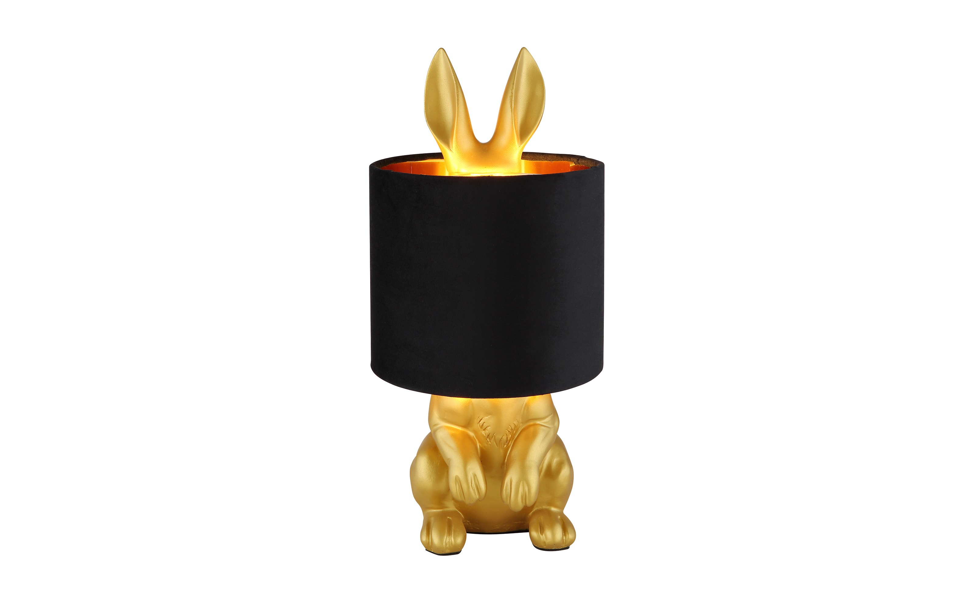 Tischleuchte Rabbit, goldfarbig
