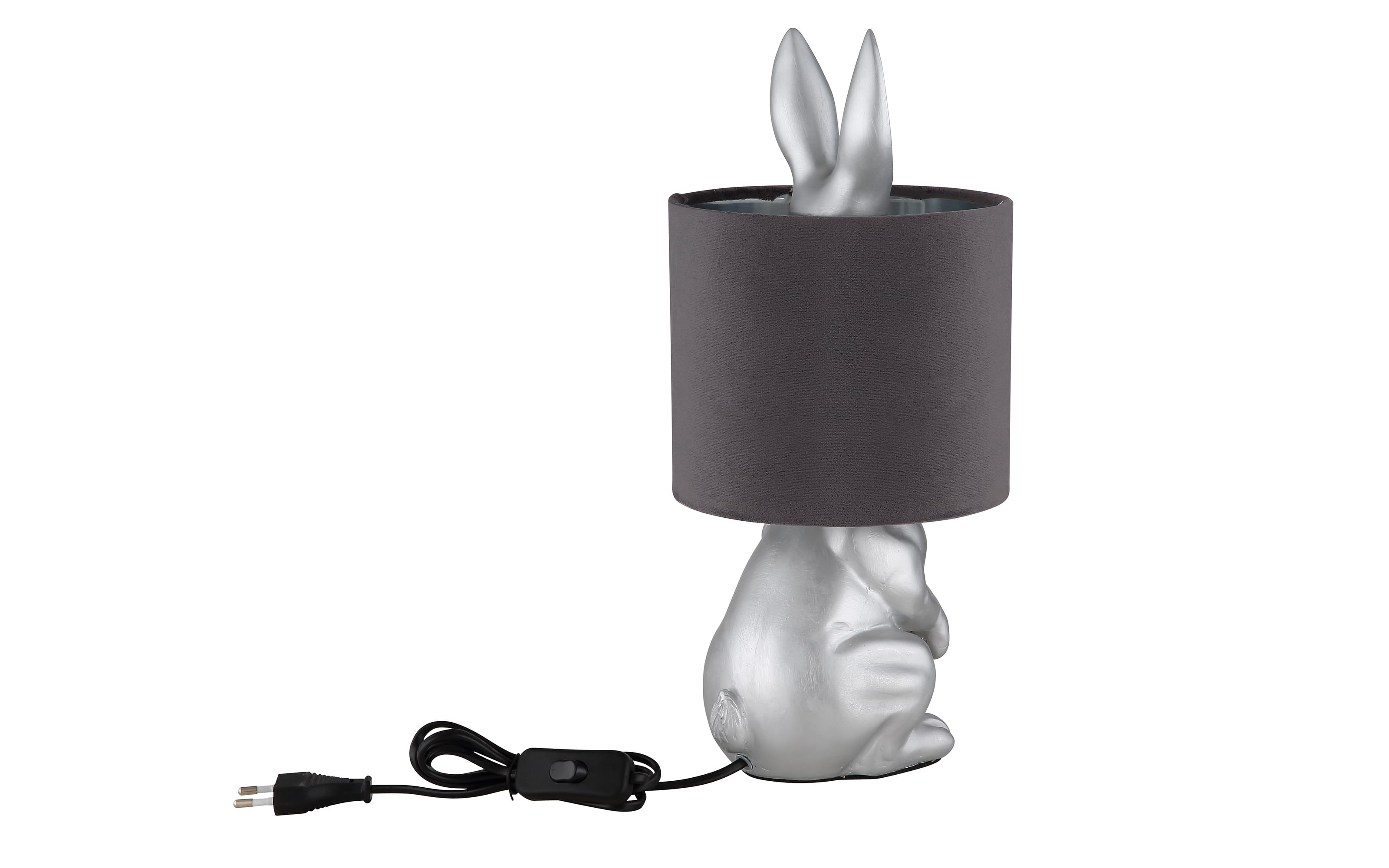 Tischleuchte Rabbit, silberfarbig