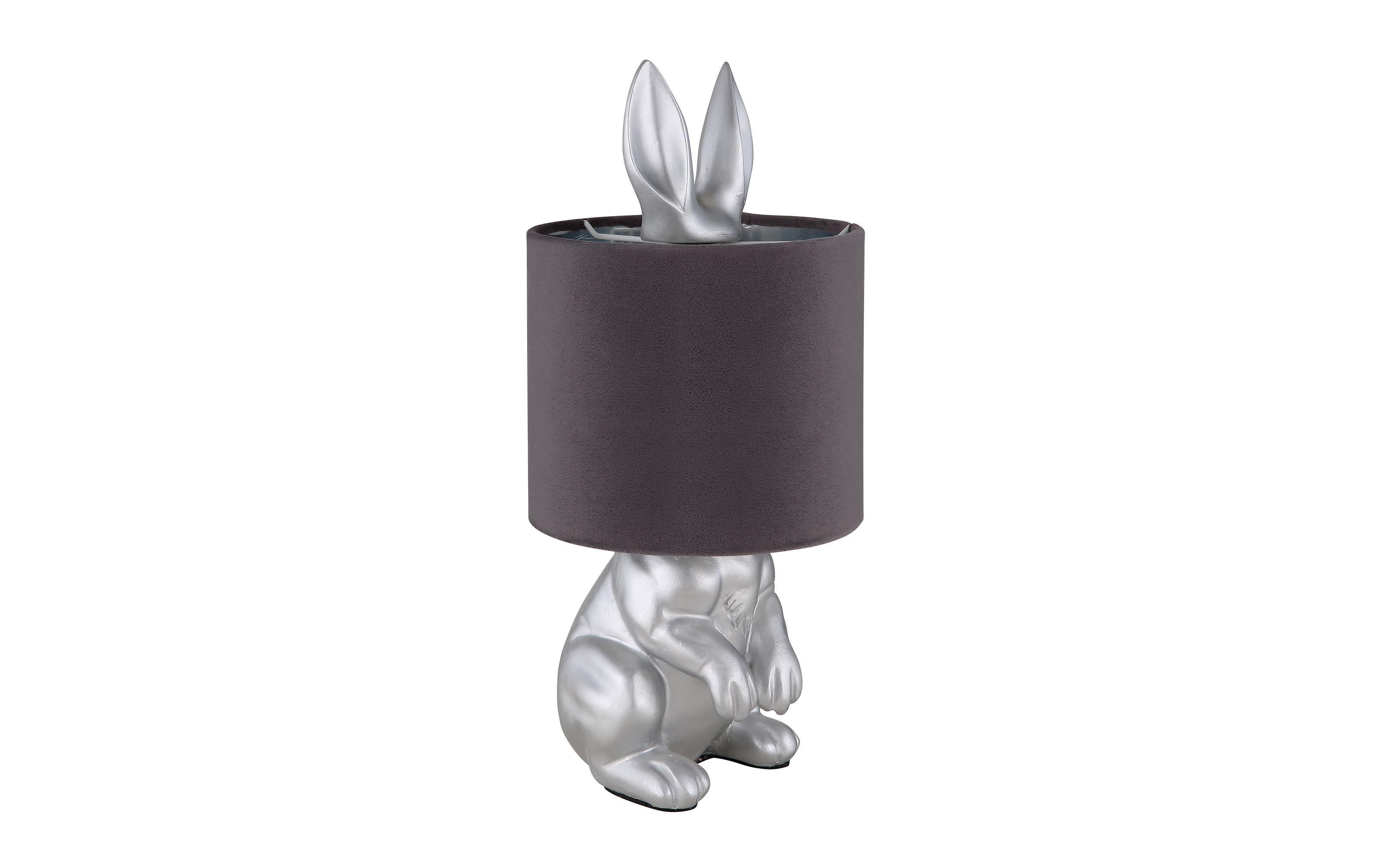 Tischleuchte Rabbit, silberfarbig