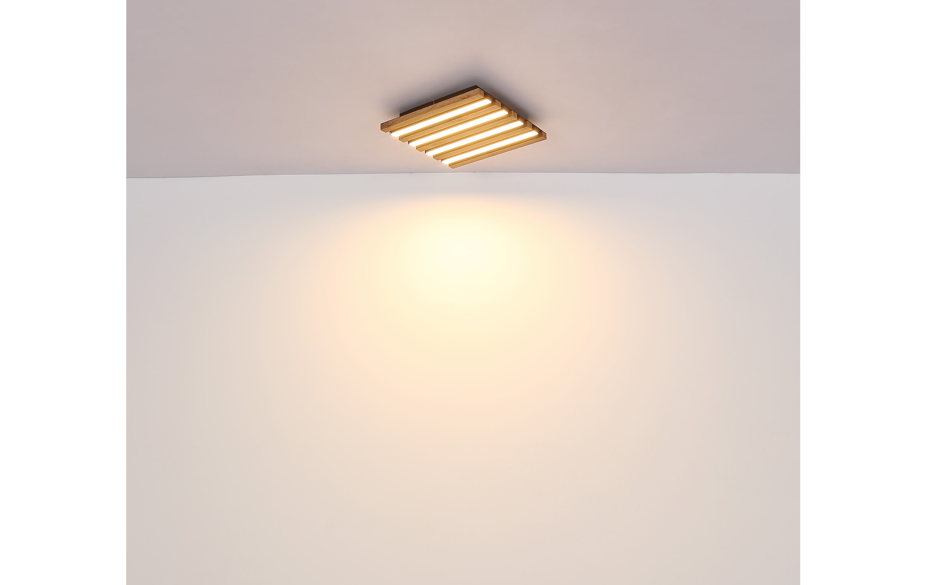 Deckenleuchte Hayden, dunkelbraun/schwarz