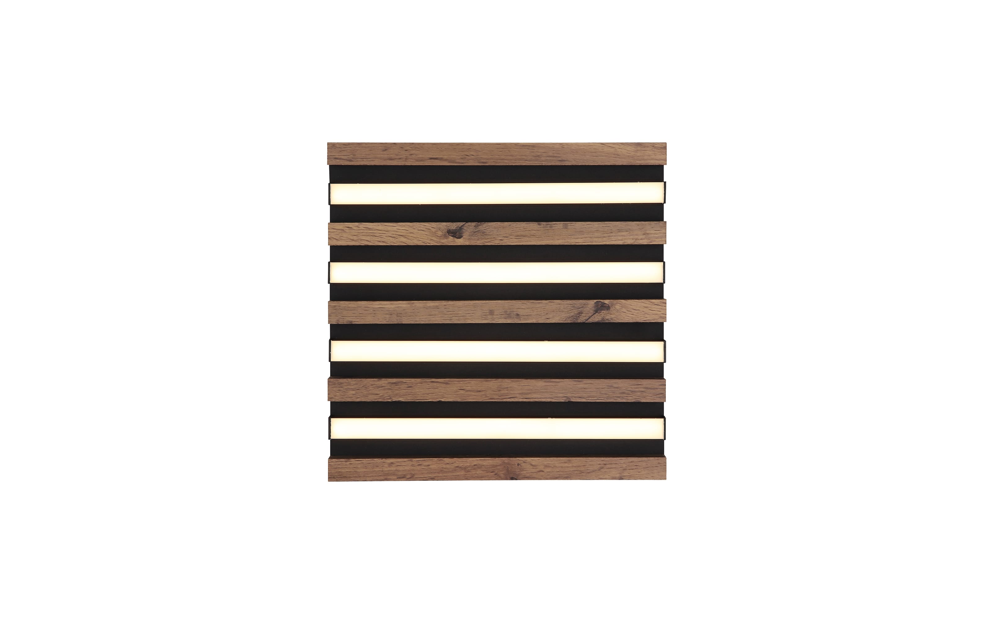 Deckenleuchte Hayden, dunkelbraun/schwarz