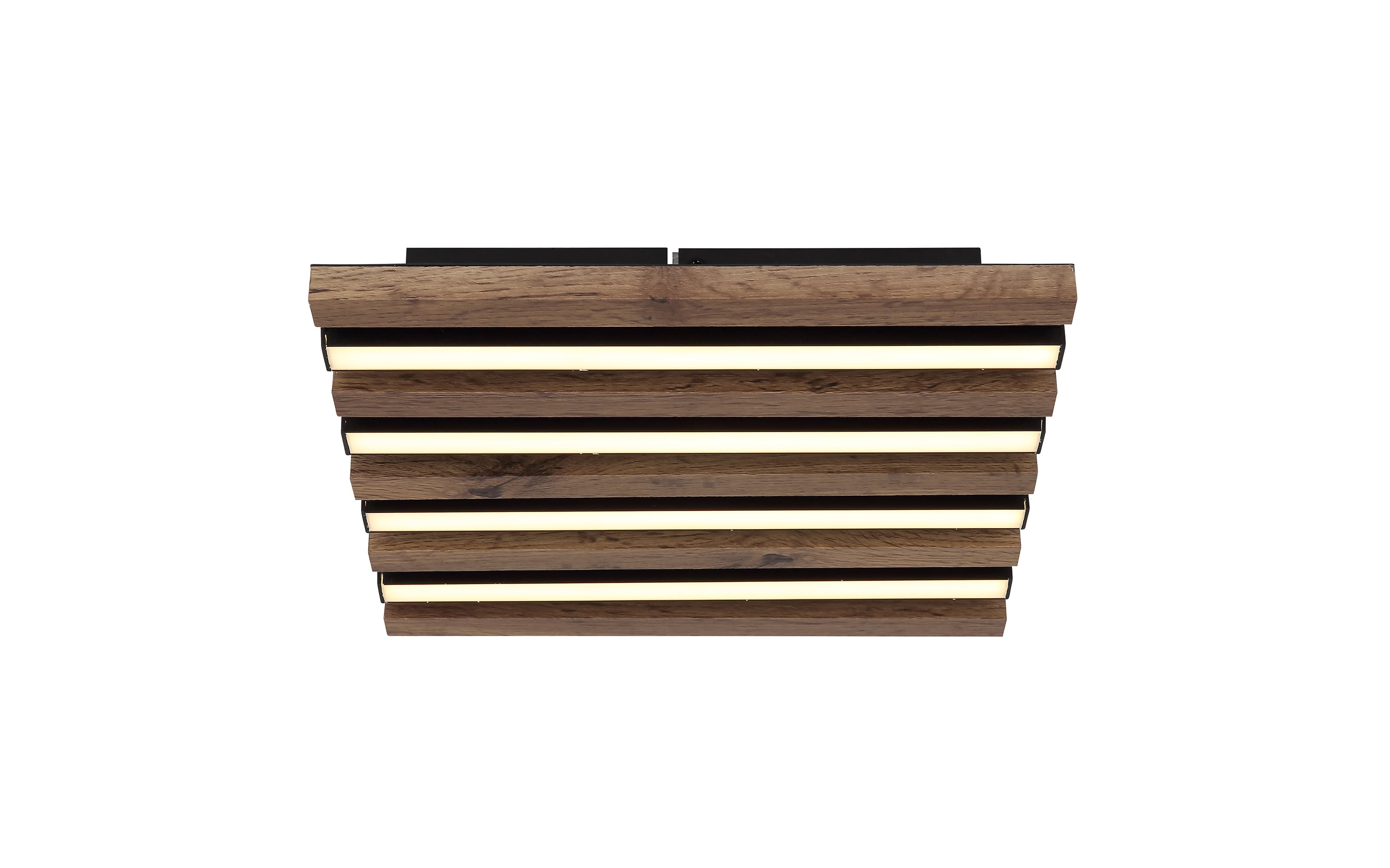 Deckenleuchte Hayden, dunkelbraun/schwarz