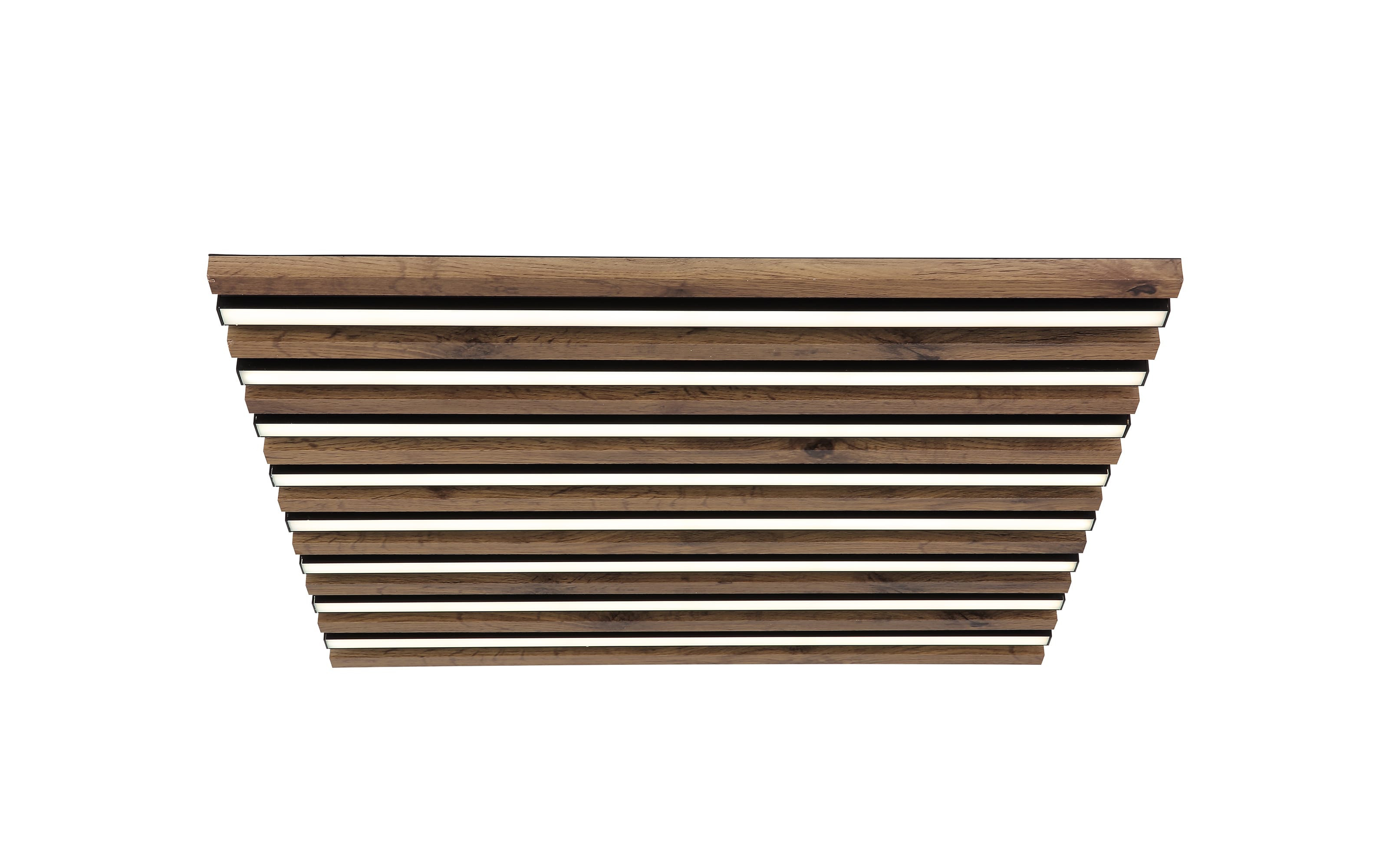 Deckenleuchte Hayden, dunkelbraun/schwarz, inkl. Fernbedienung 