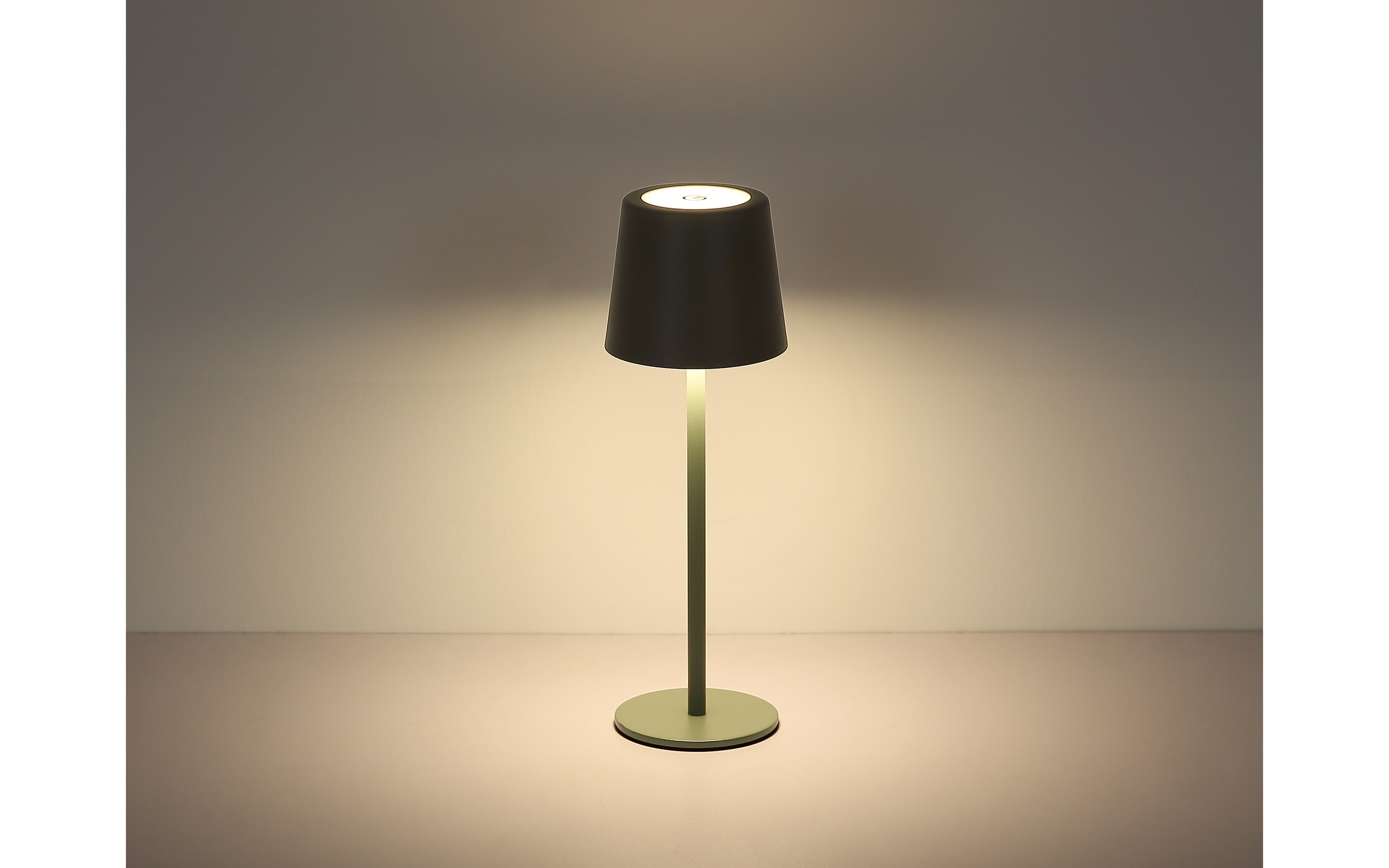 Akku-Tischleuchte Vancouver, graugrün, inkl. USB-Kabel