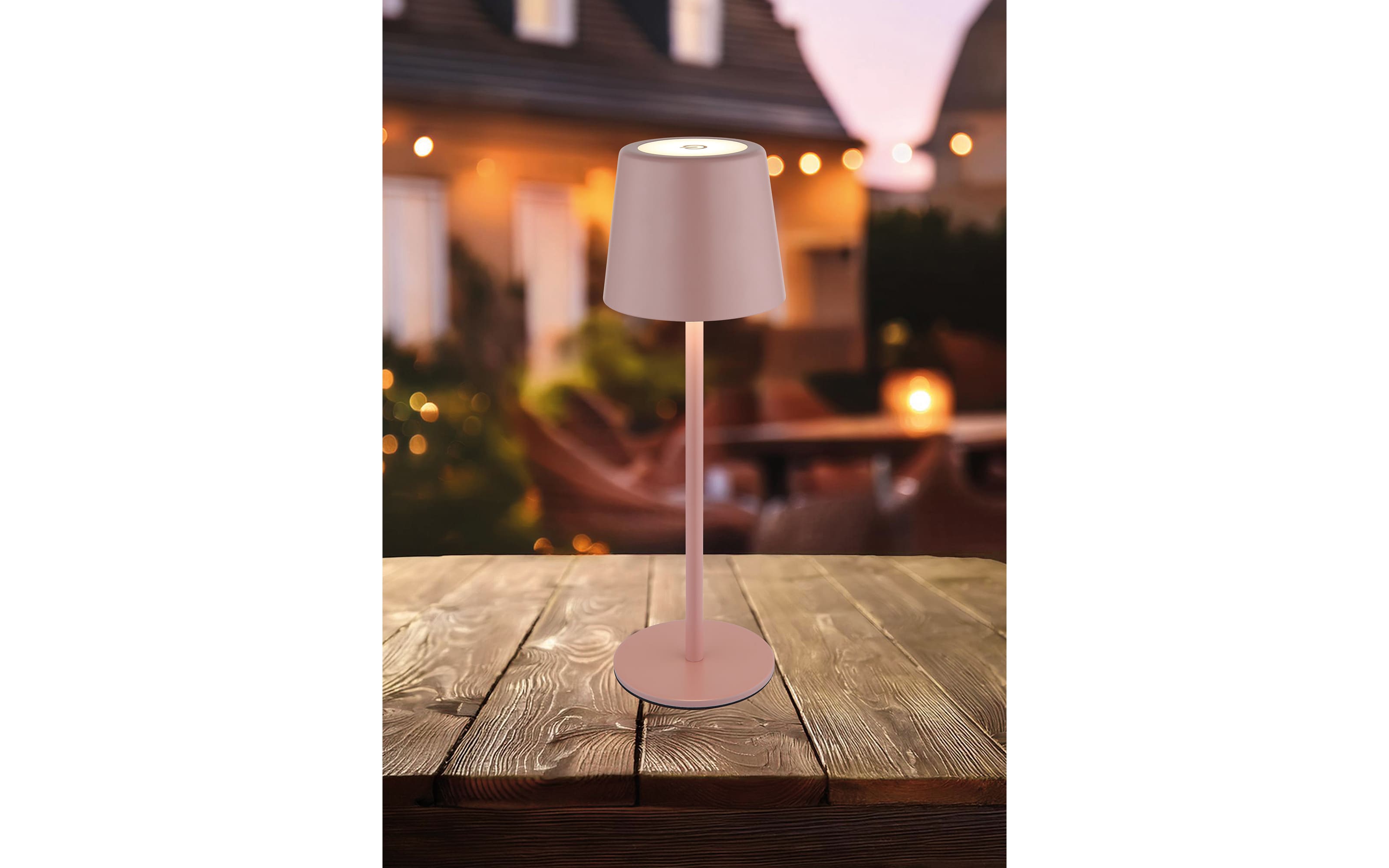 Akku-Tischleuchte Vancouver, pink, inkl. USB-Kabel