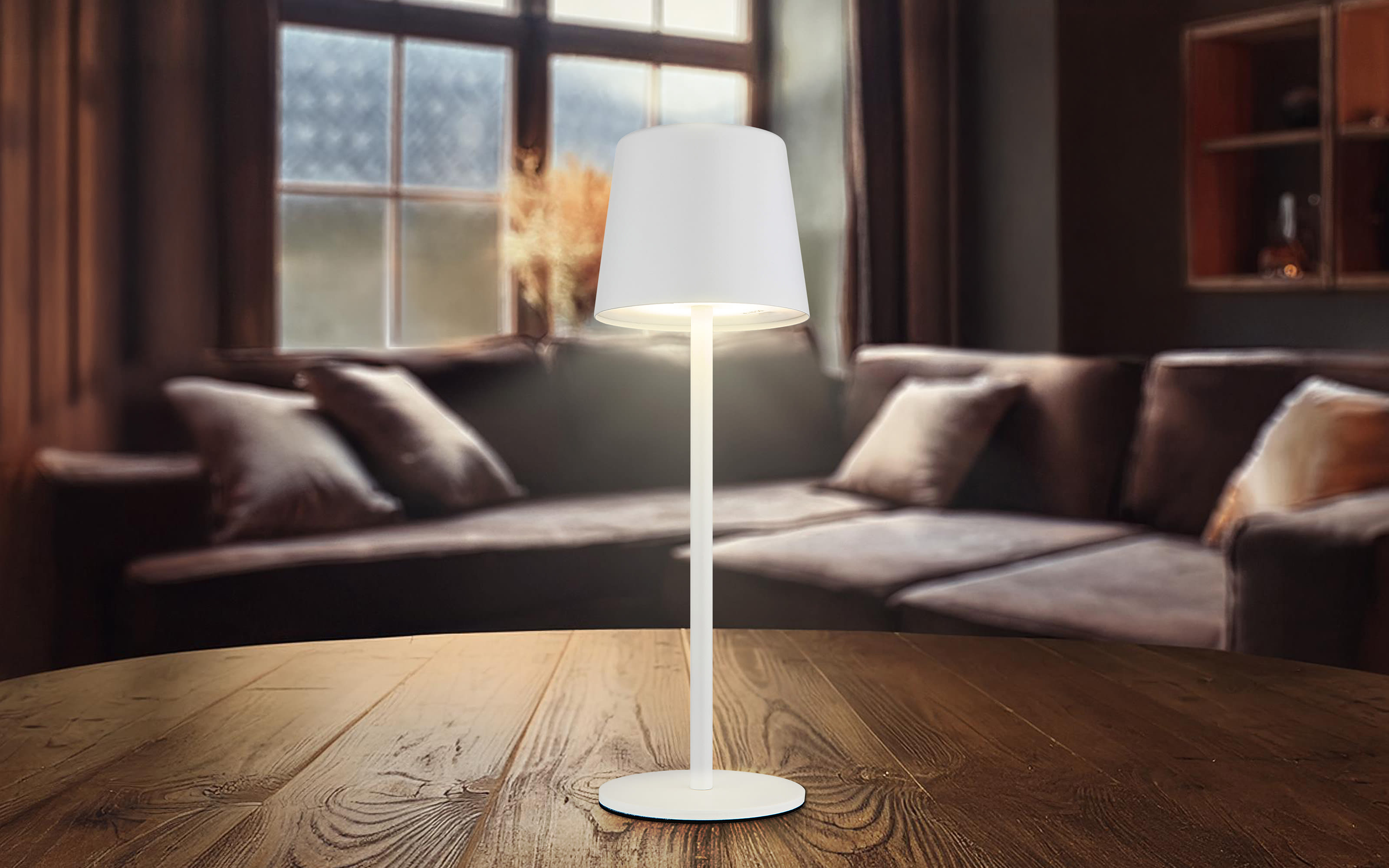 Akku-Tischleuchte Vancouver, weiß, inkl. USB-Kabel