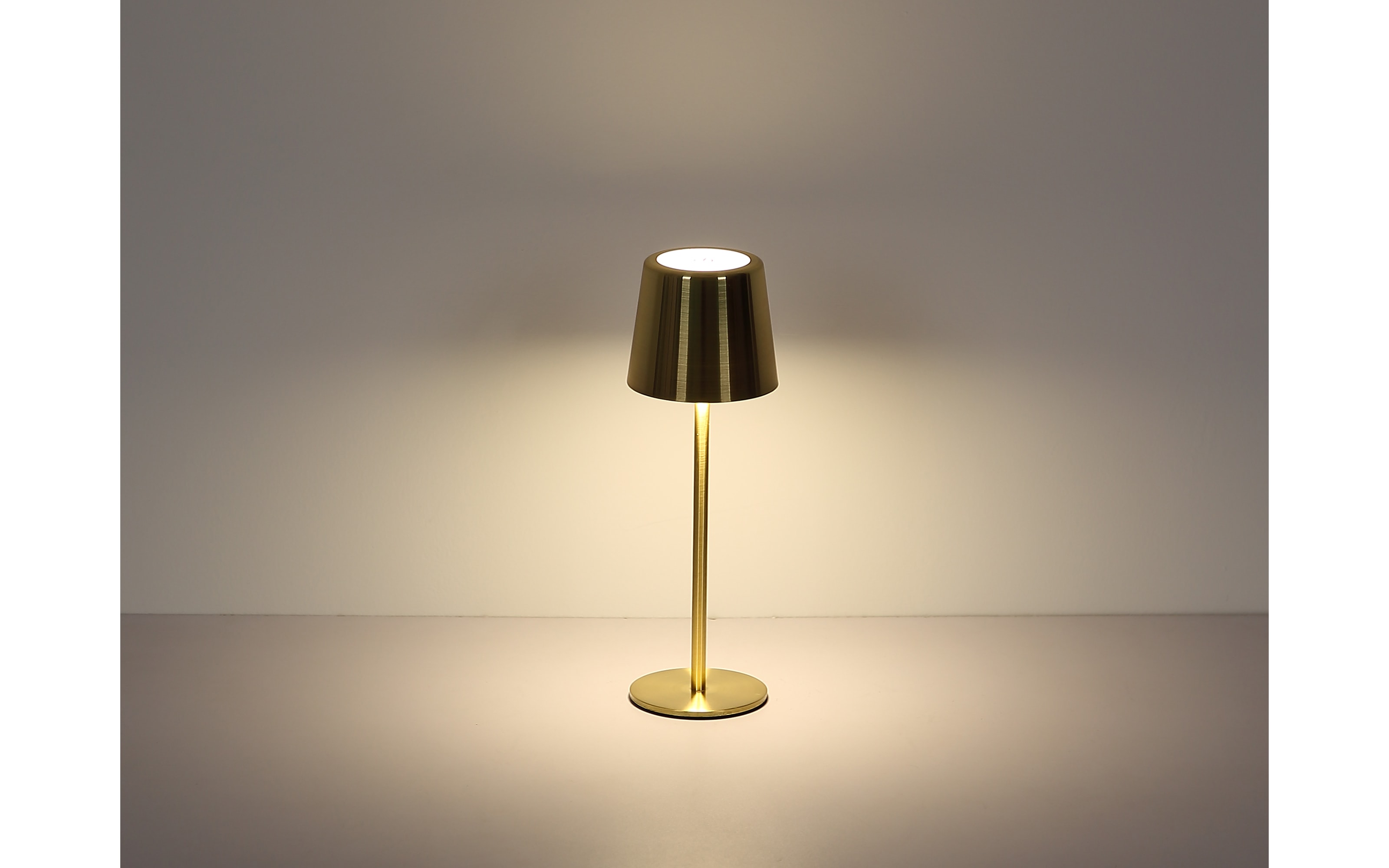 Akku-Tischleuchte Vancouver, goldfarbig, inkl. USB-Kabel